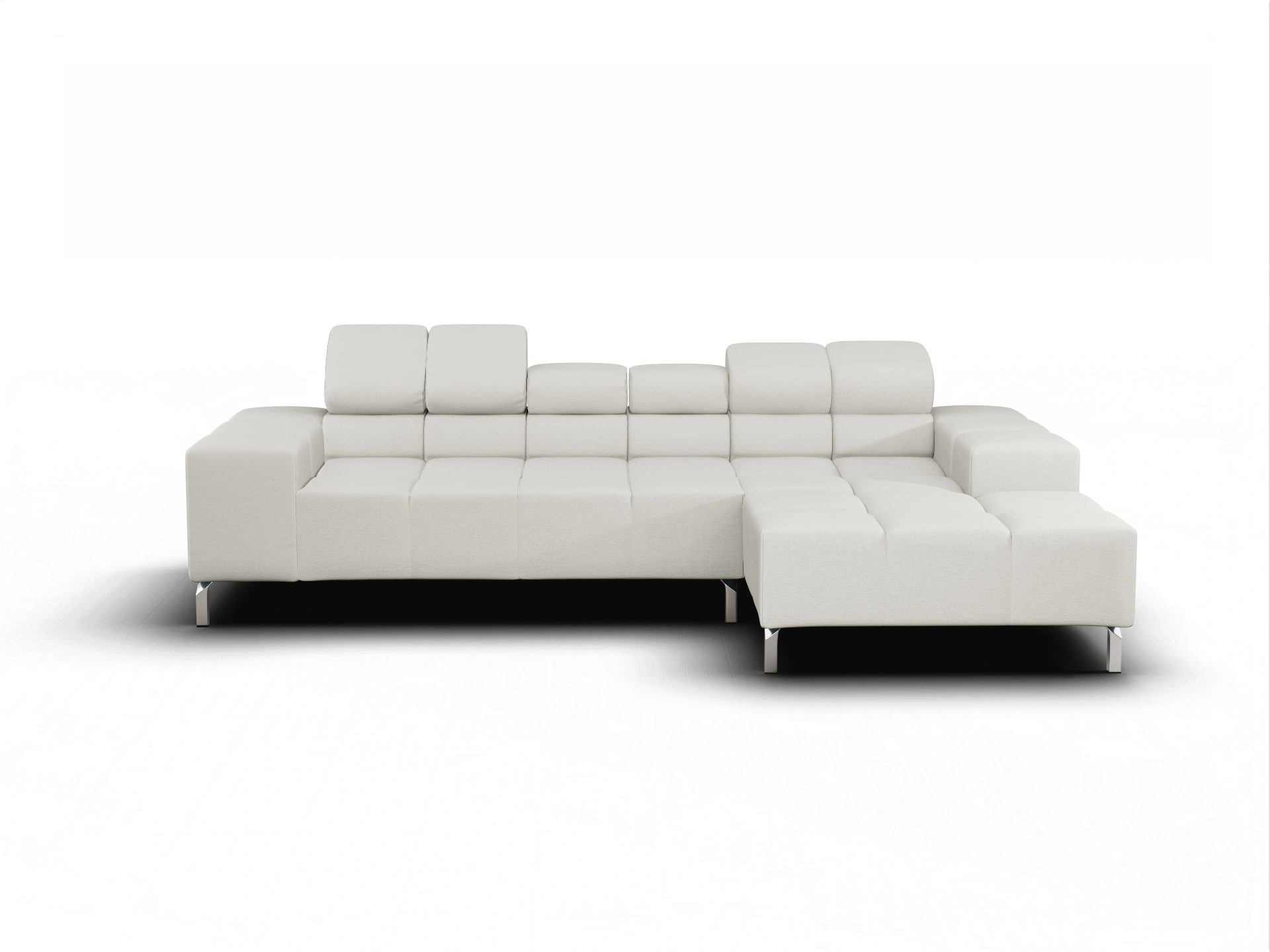 Ansicht des Produktes Wilo Ecksofa rechts Abschluss offen in Stoff Beige