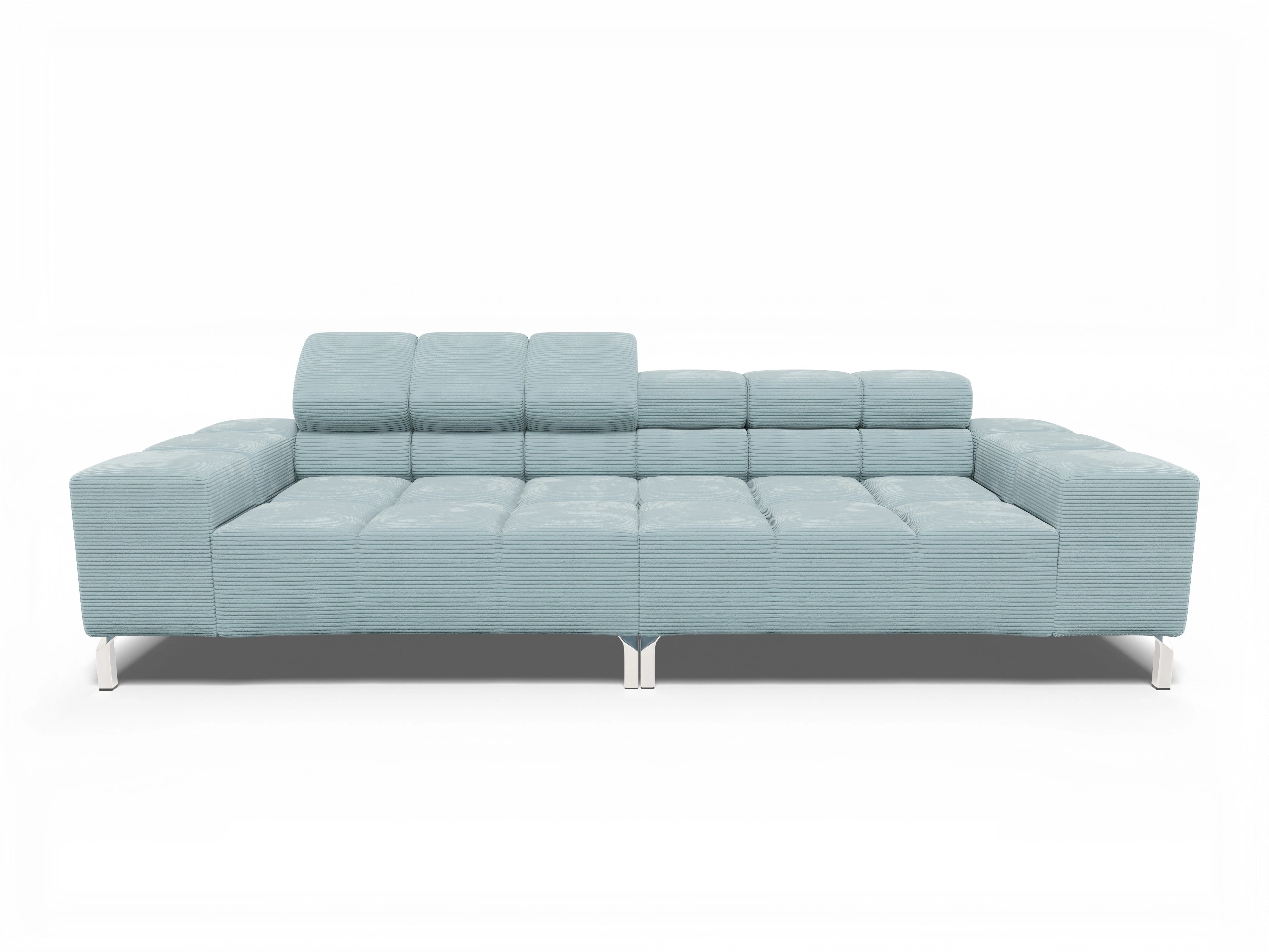 Ansicht des Produktes Wilo 3-Sitzer Sofa in Stoff Blau