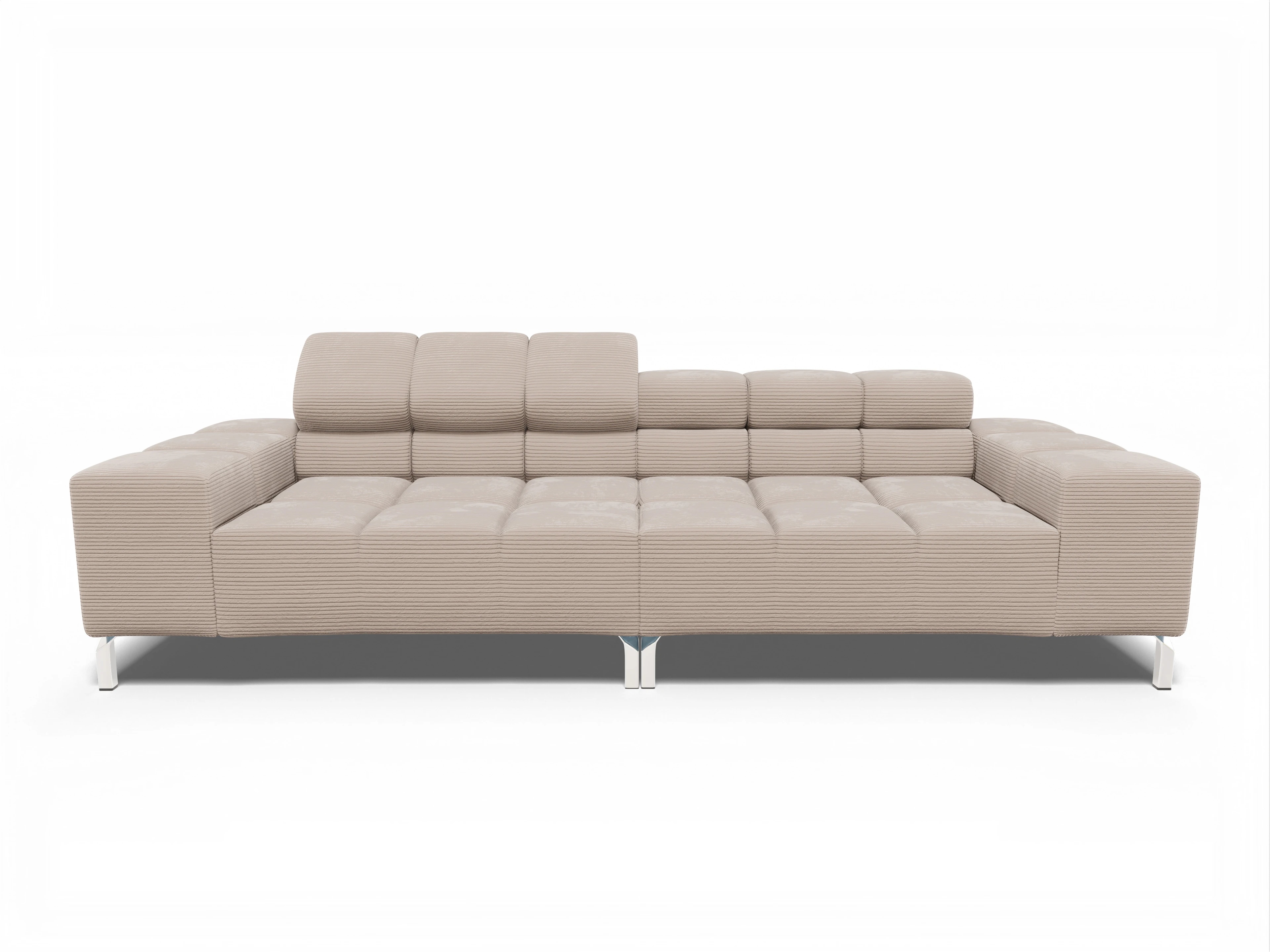 Ansicht des Produktes Wilo 3-Sitzer Sofa in Stoff Braun