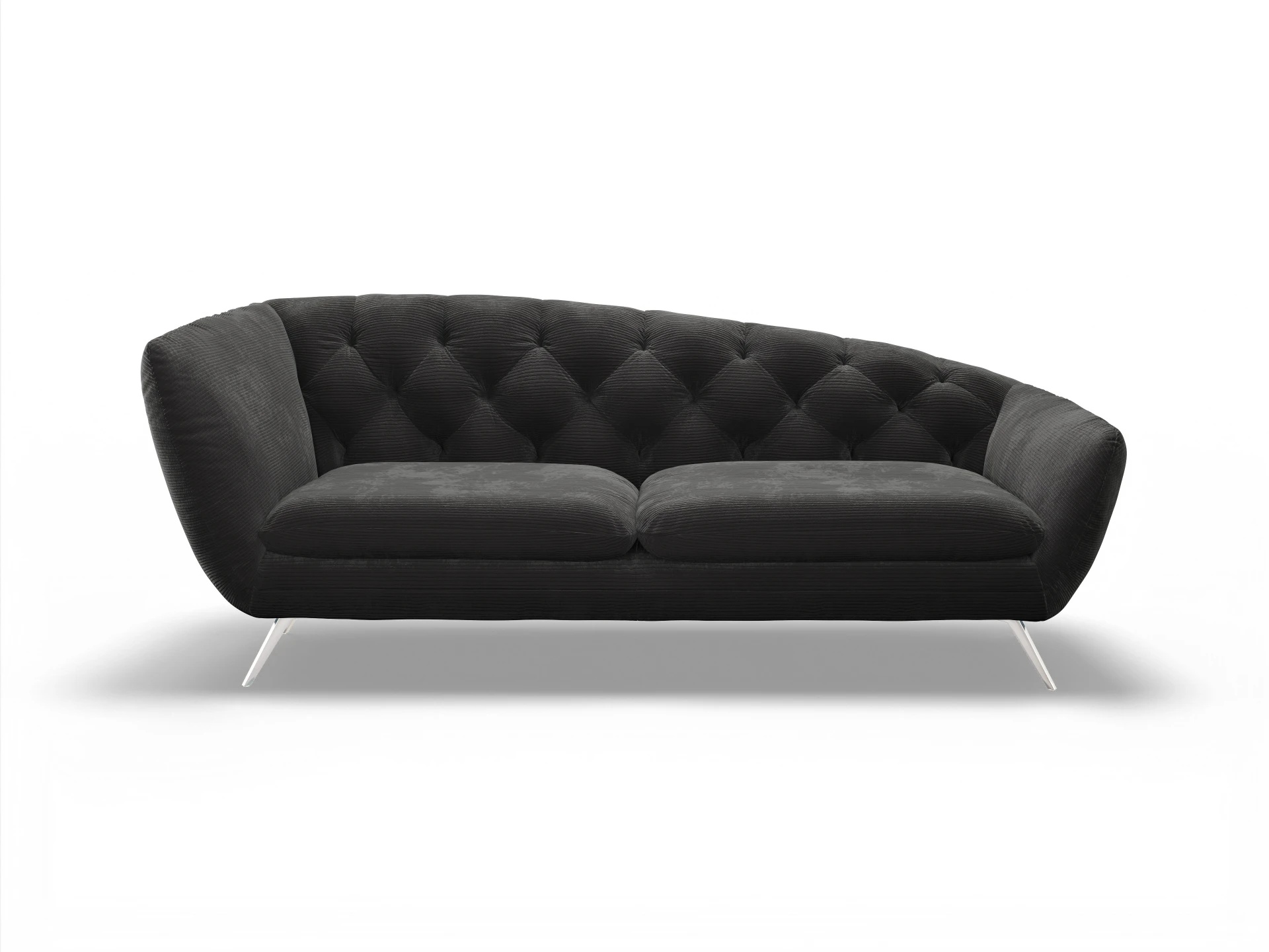 Ansicht des Produktes Seca Ottomane ohne Bettkasten in Stoff Grau