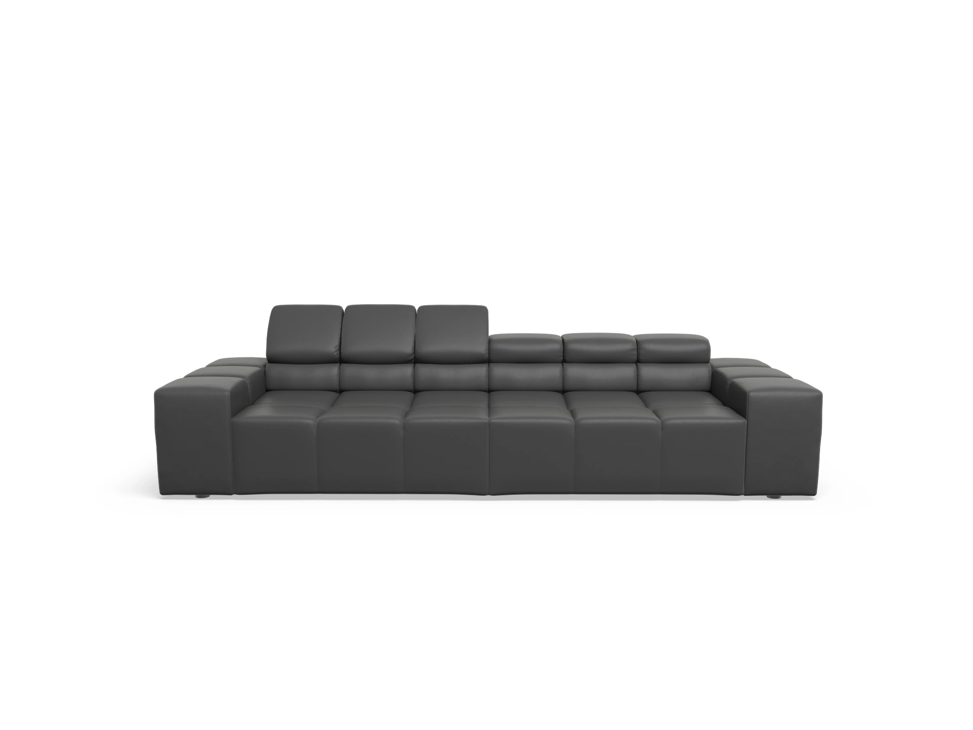 Ansicht des Produktes Camara 2.0 3-Sitzer Sofa in Leder Grau