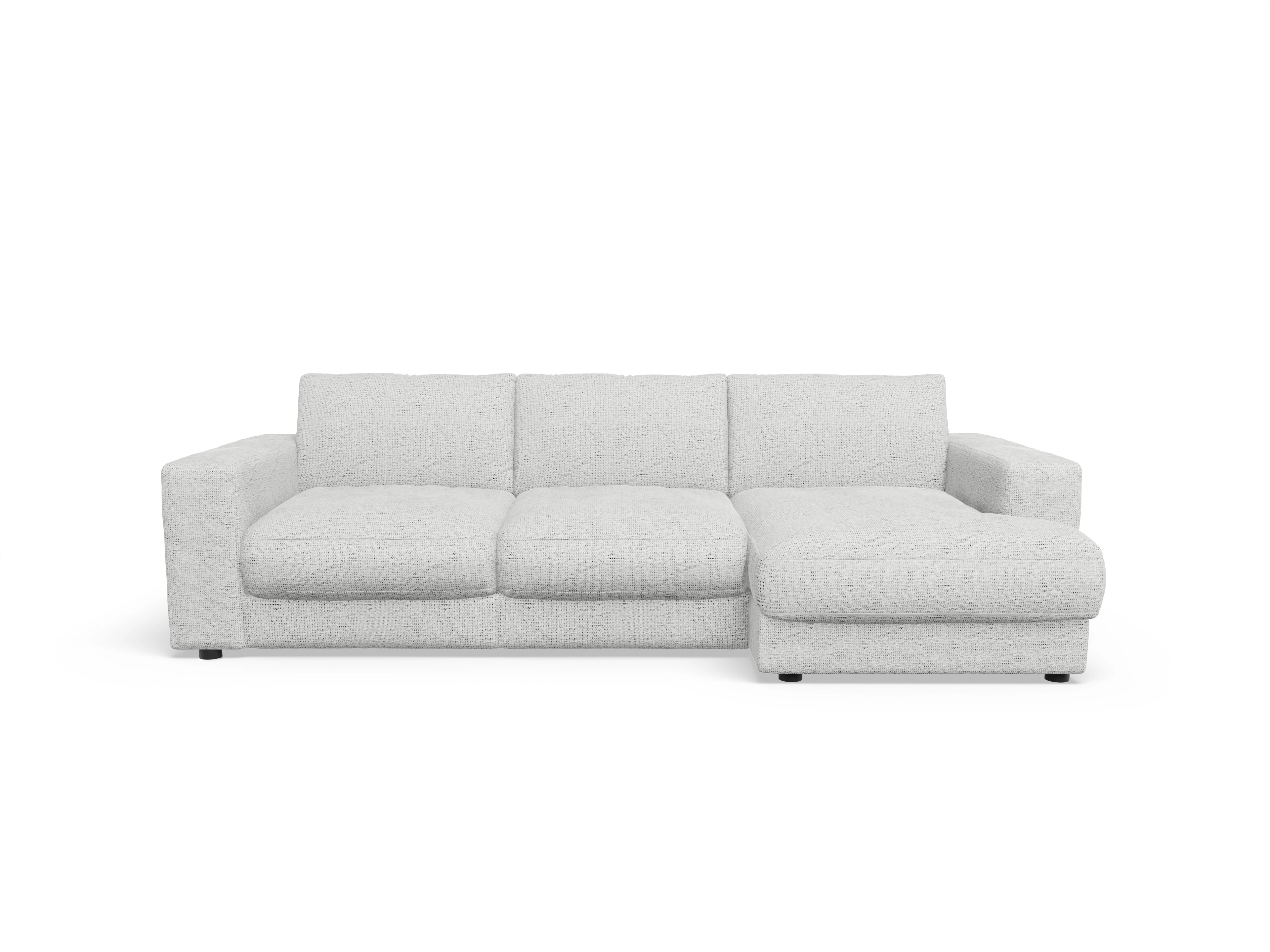 Mammut Ecksofa LOklein 2Small R Ansicht des Produktes Mammut Plus 2.0 Ecksofa rechts Abschluss offen in Stoff Grau