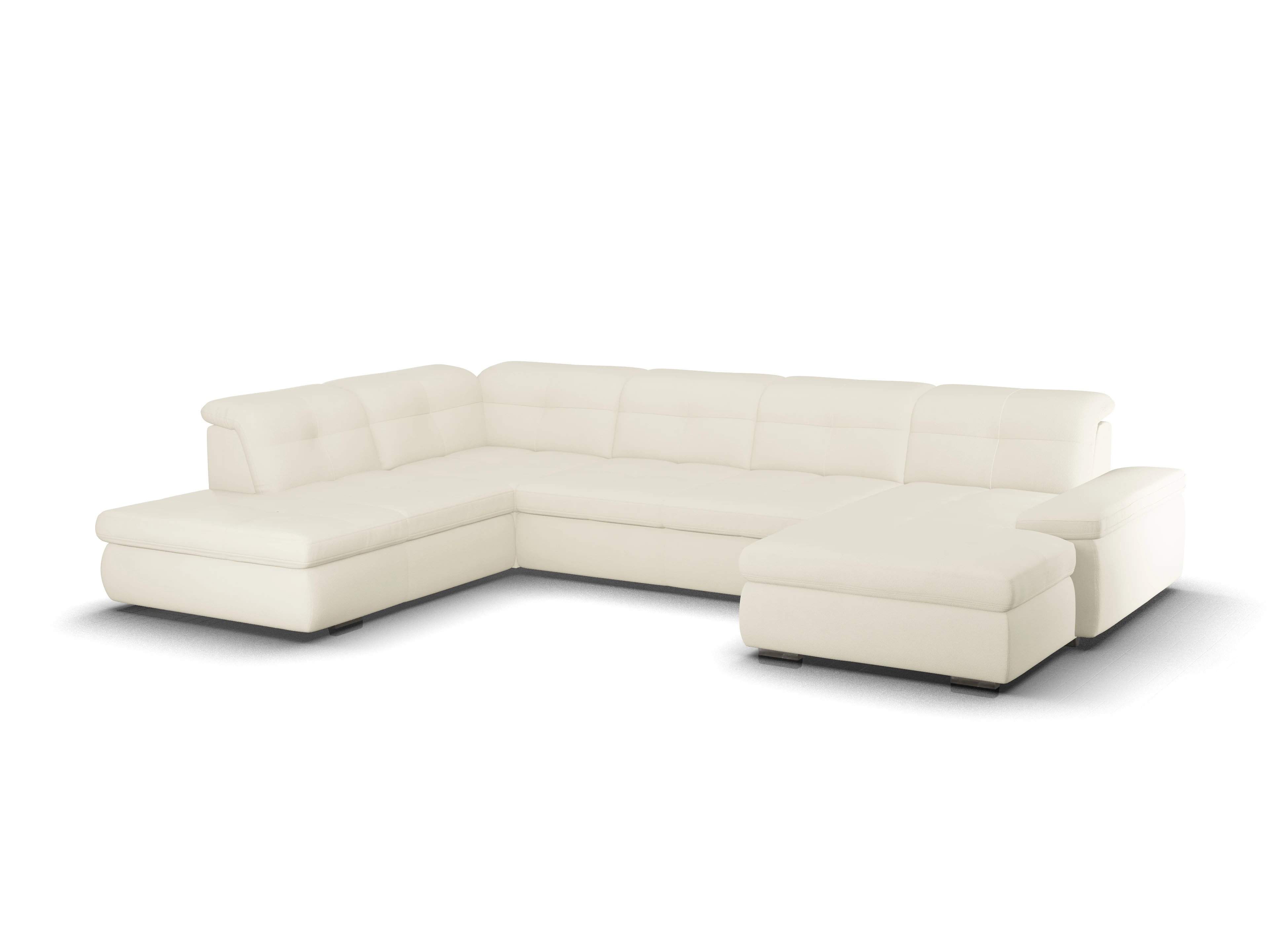 Sitz Concept smart 1001 Canapé Large SE 1,5Aho R Ansicht des Produktes SC Smart 1001 Wohnlandschaft offen beidseitig in Stoff Beige