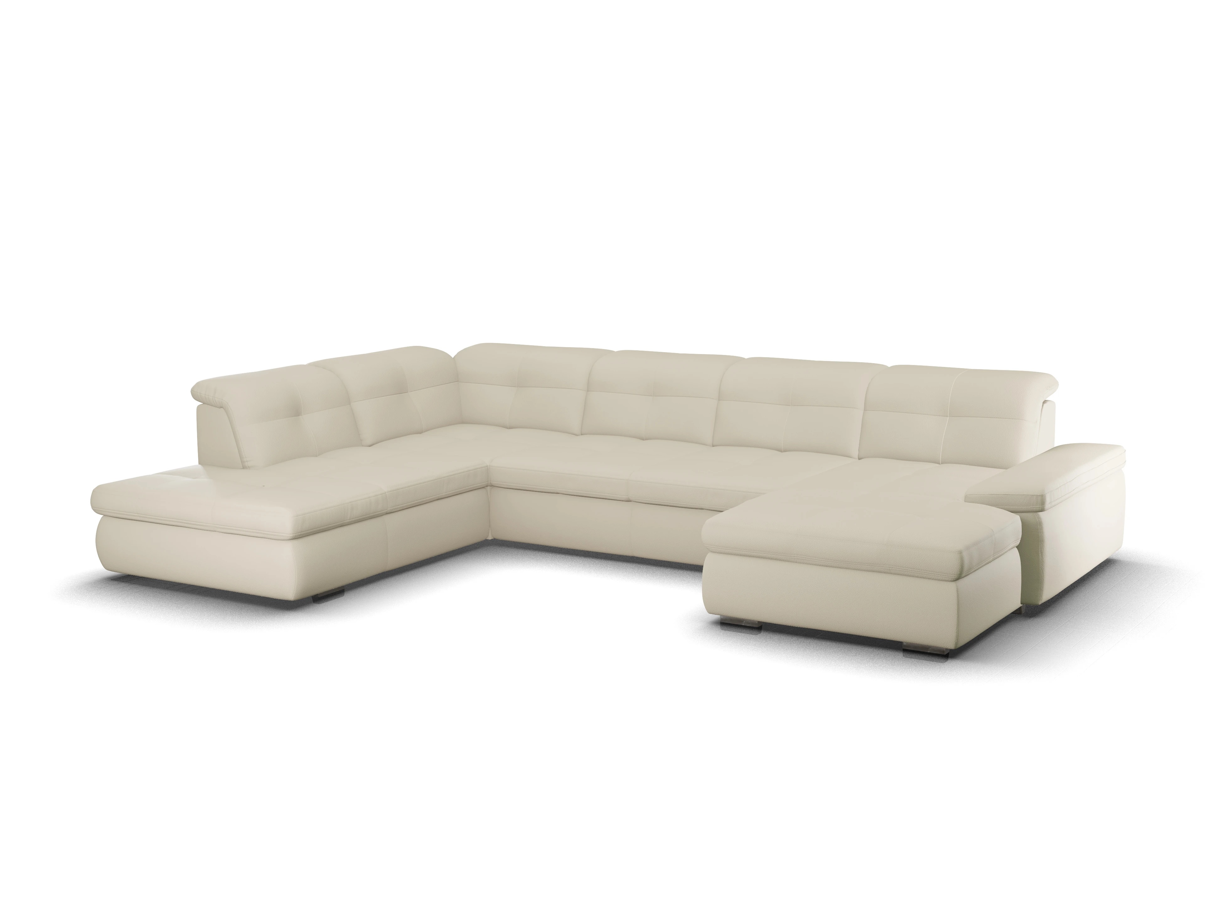 Sitz Concept smart 1001 Canapé Large SE 1,5Aho R Ansicht des Produktes SC Smart 1001 Wohnlandschaft offen beidseitig in Stoff Beige
