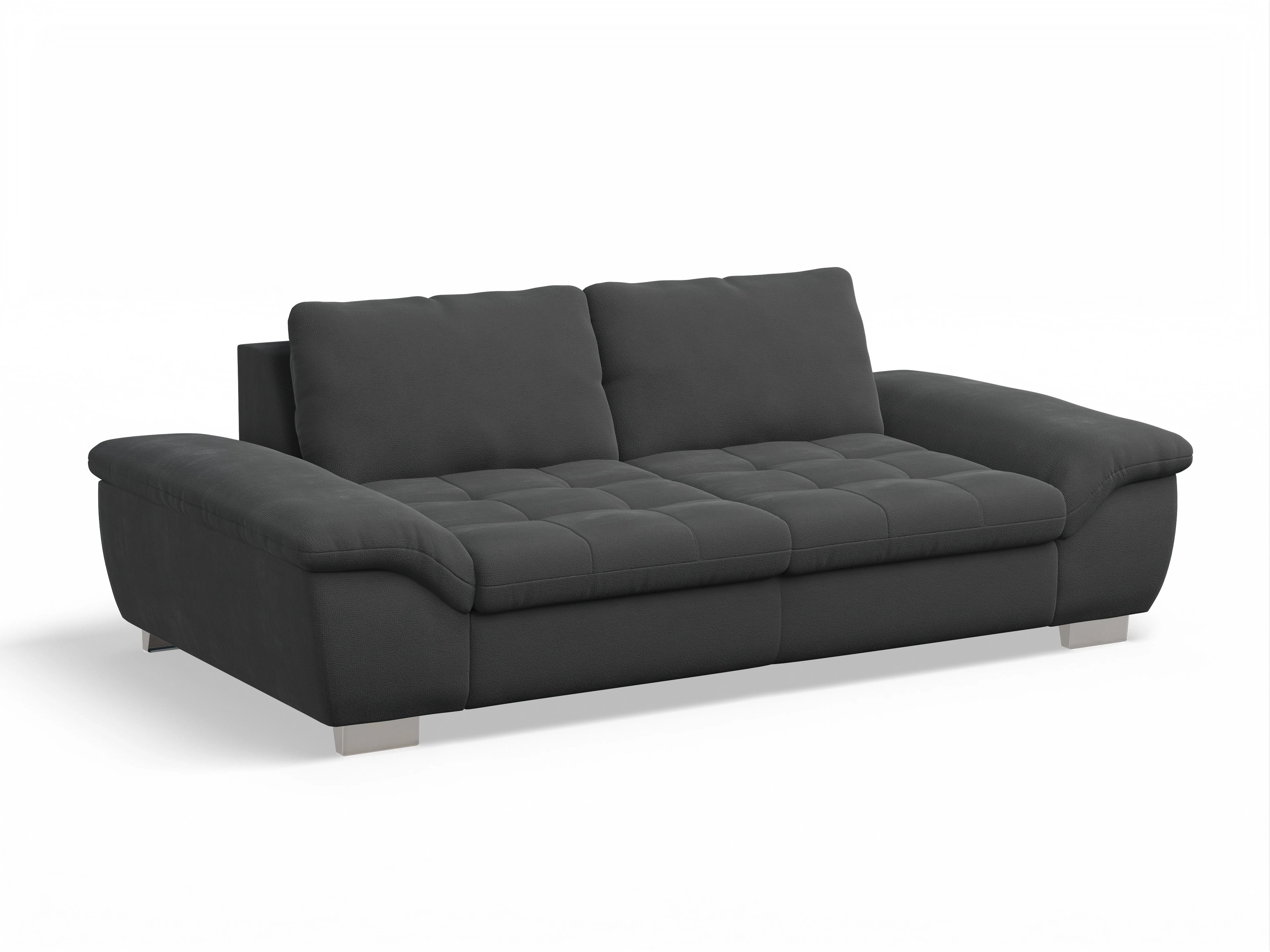 Ansicht des Produktes SC Smart 1007 3-Sitzer Sofa in Stoff Schwarz