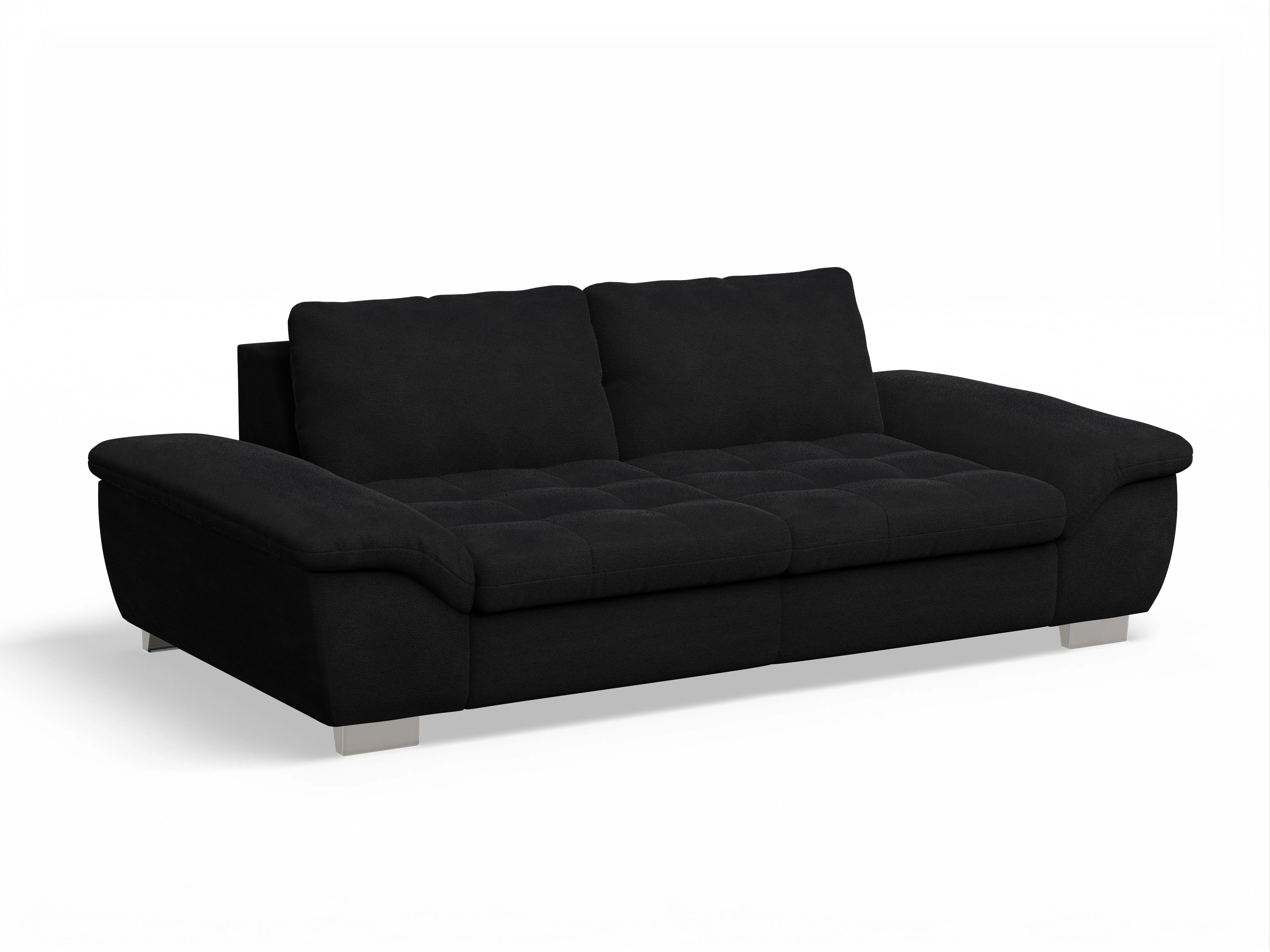 Ansicht des Produktes SC Smart 1007 3-Sitzer Sofa in Stoff Schwarz