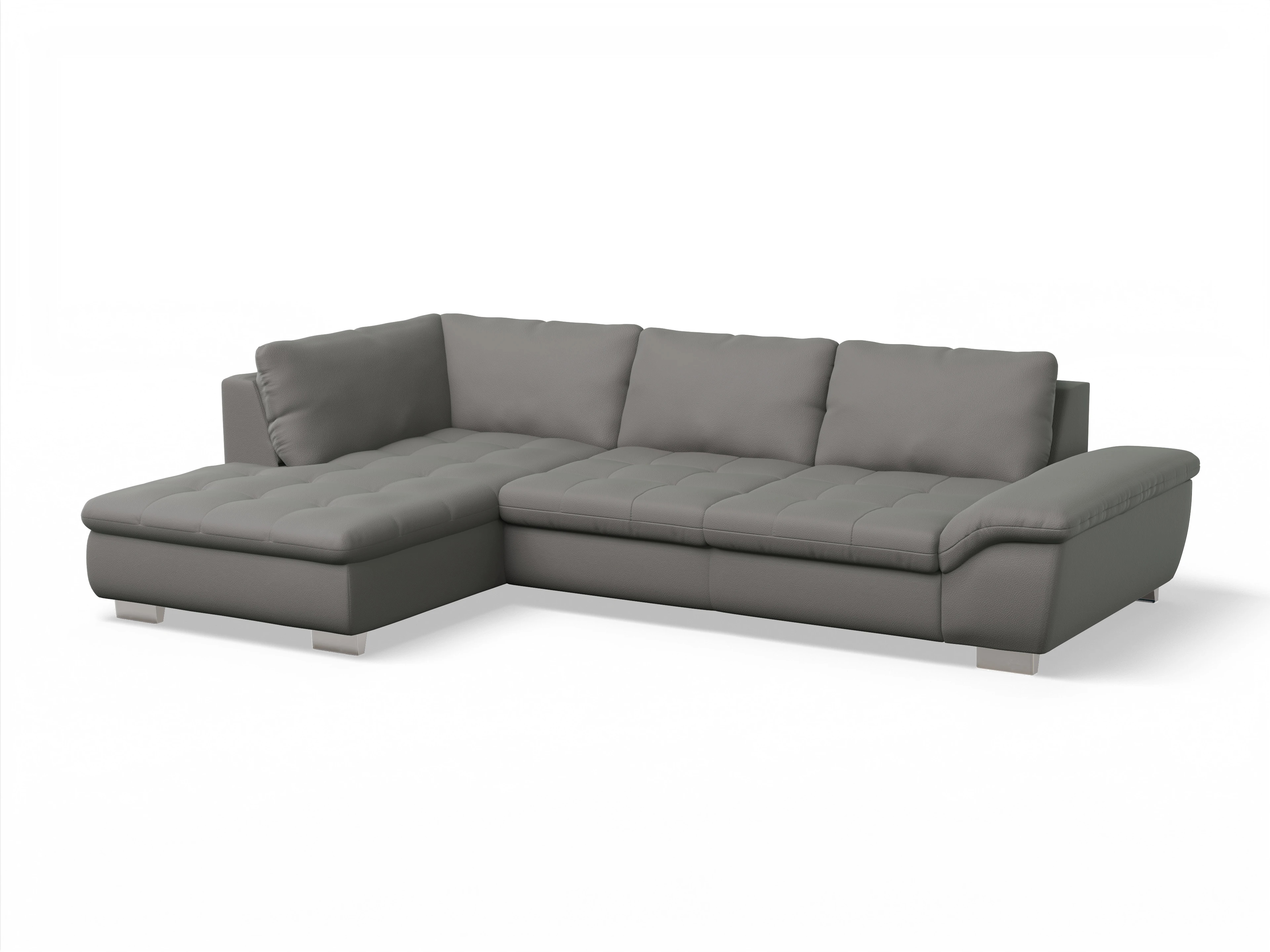 Sitz Concept smart 1007 Kombielement Large L Ansicht des Produktes SC Smart 1007 Ecksofa links Abschluss offen in Stoff Braun