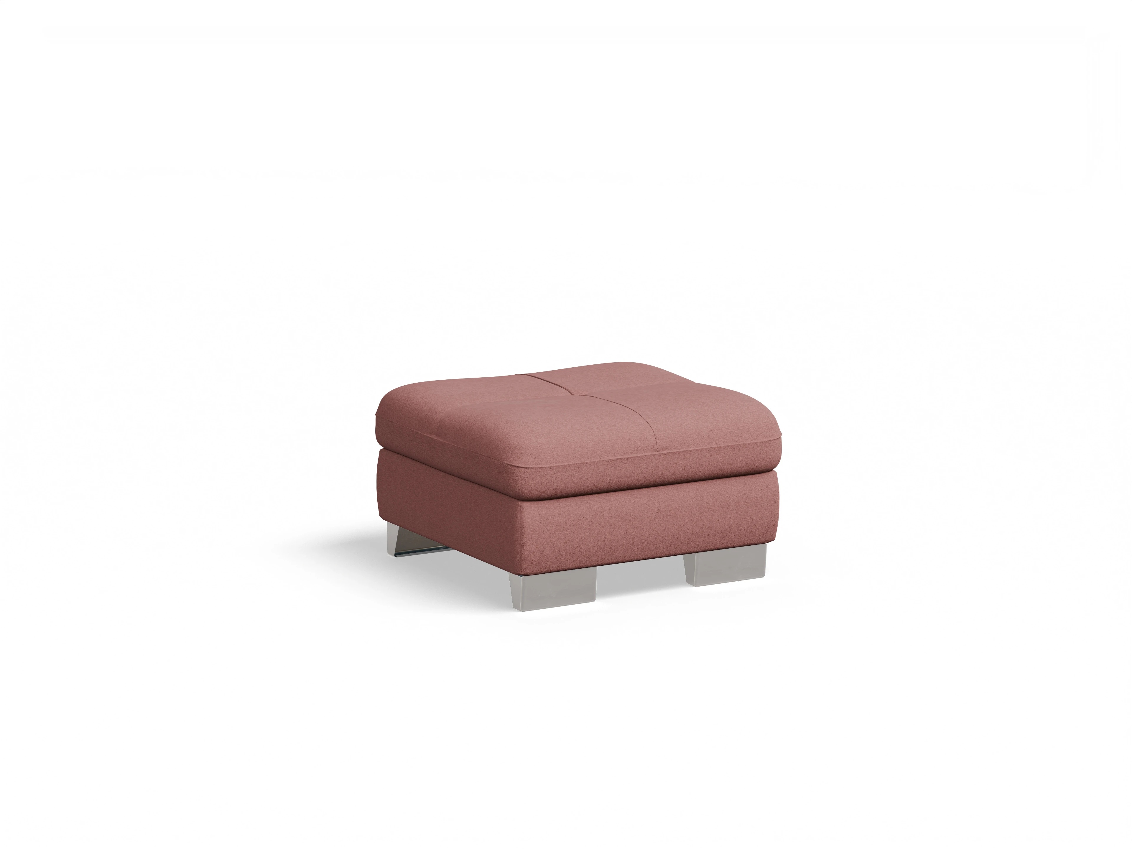 Ansicht des Produktes SC Smart 1007 Hocker in Stoff Rosa