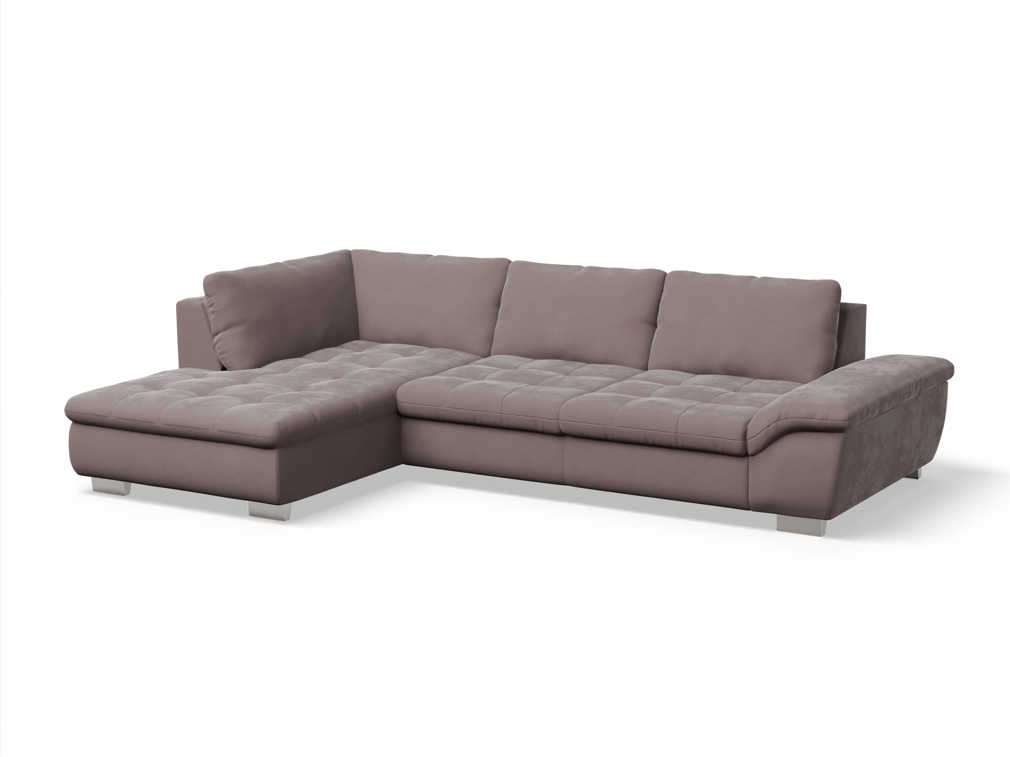Sitz Concept smart 1007 Kombielement Large L Ansicht des Produktes SC Smart 1007 Ecksofa links Abschluss offen in Stoff Lila