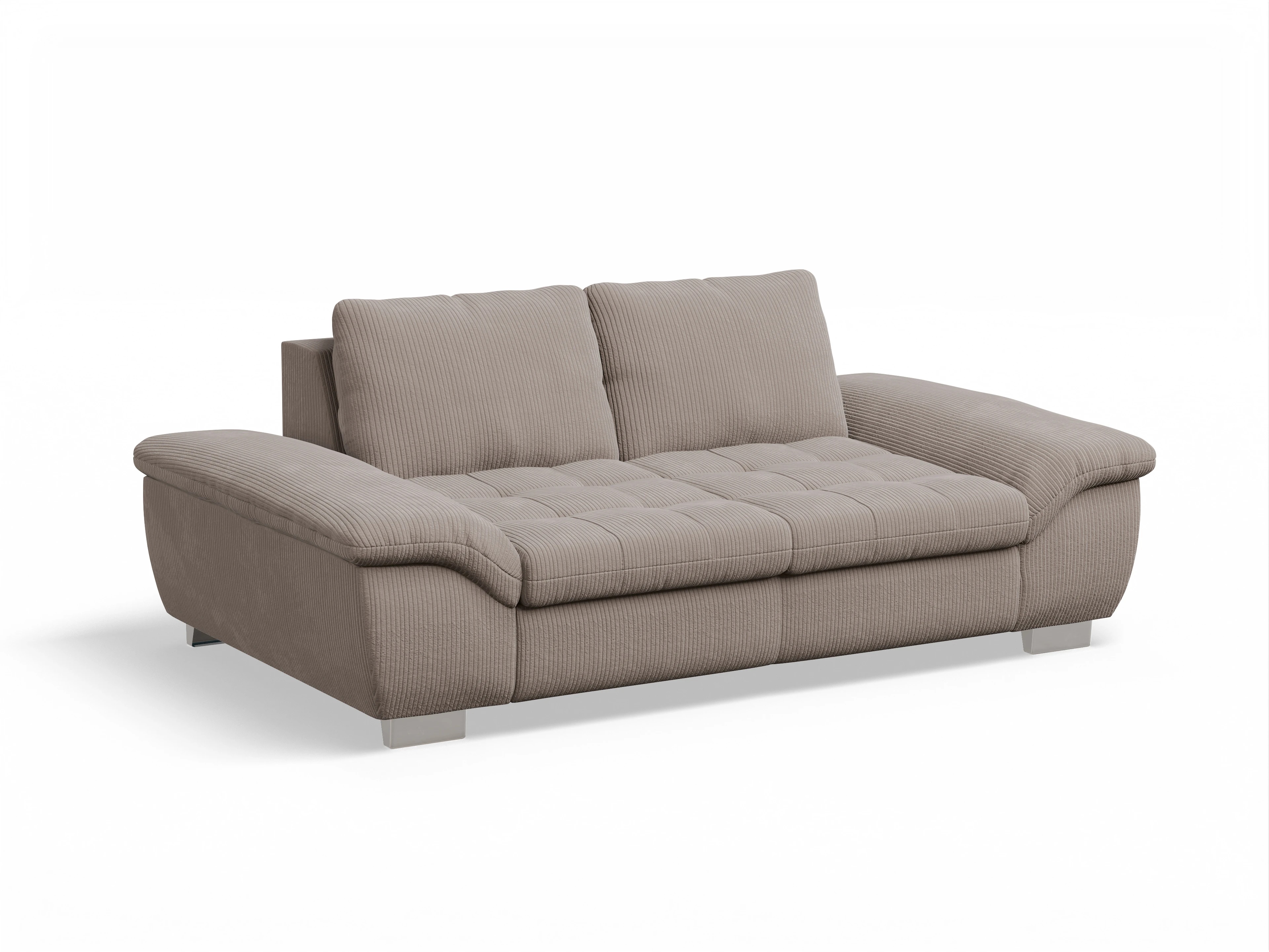 Ansicht des Produktes SC Smart 1007 2,5-Sitzer Sofa in Stoff Braun