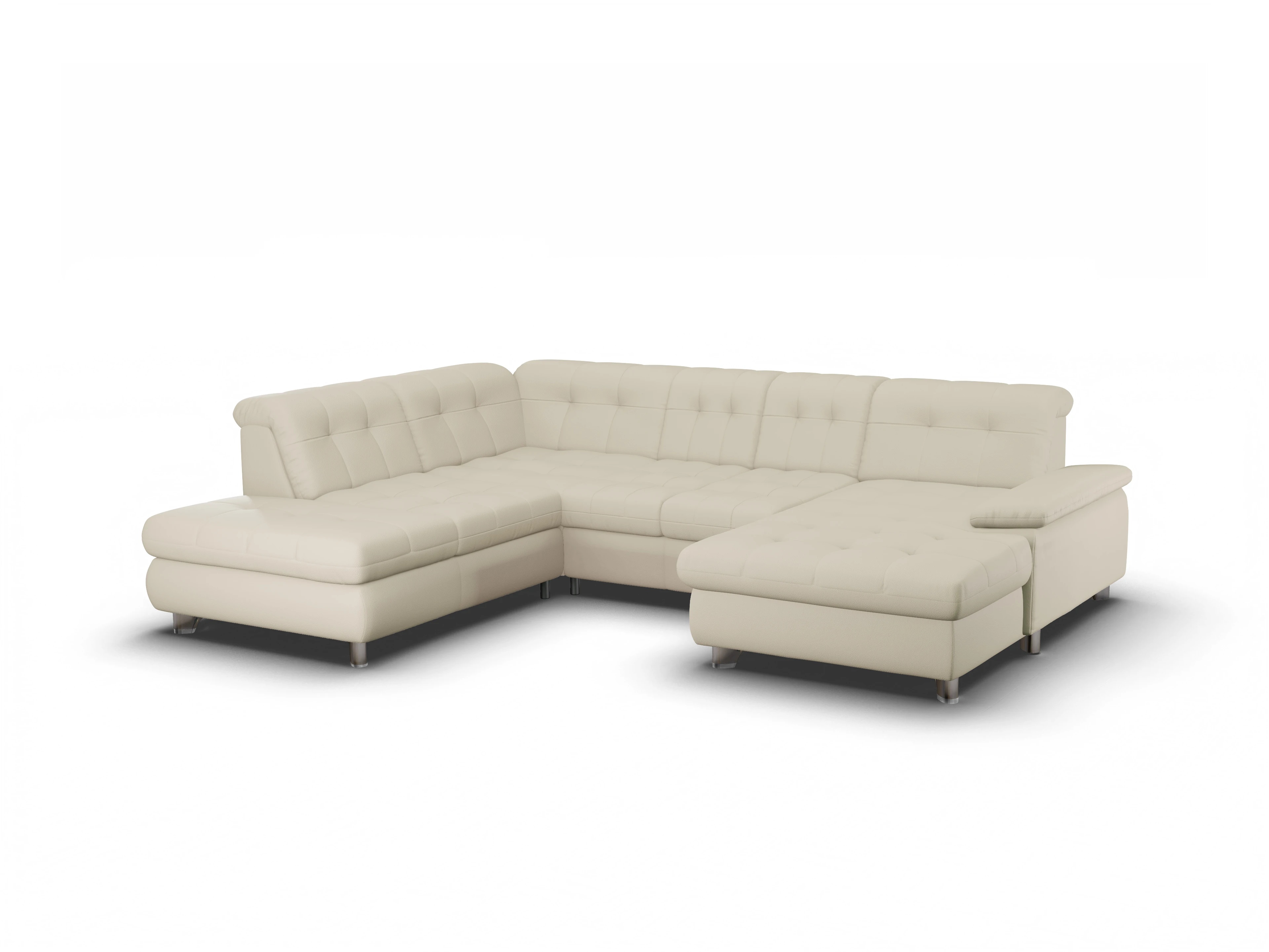 Sitz Concept smart 1012 Canapé Small SE1,5Aho R Ansicht des Produktes SC Smart 1012 Wohnlandschaft offen beidseitig in Stoff Beige