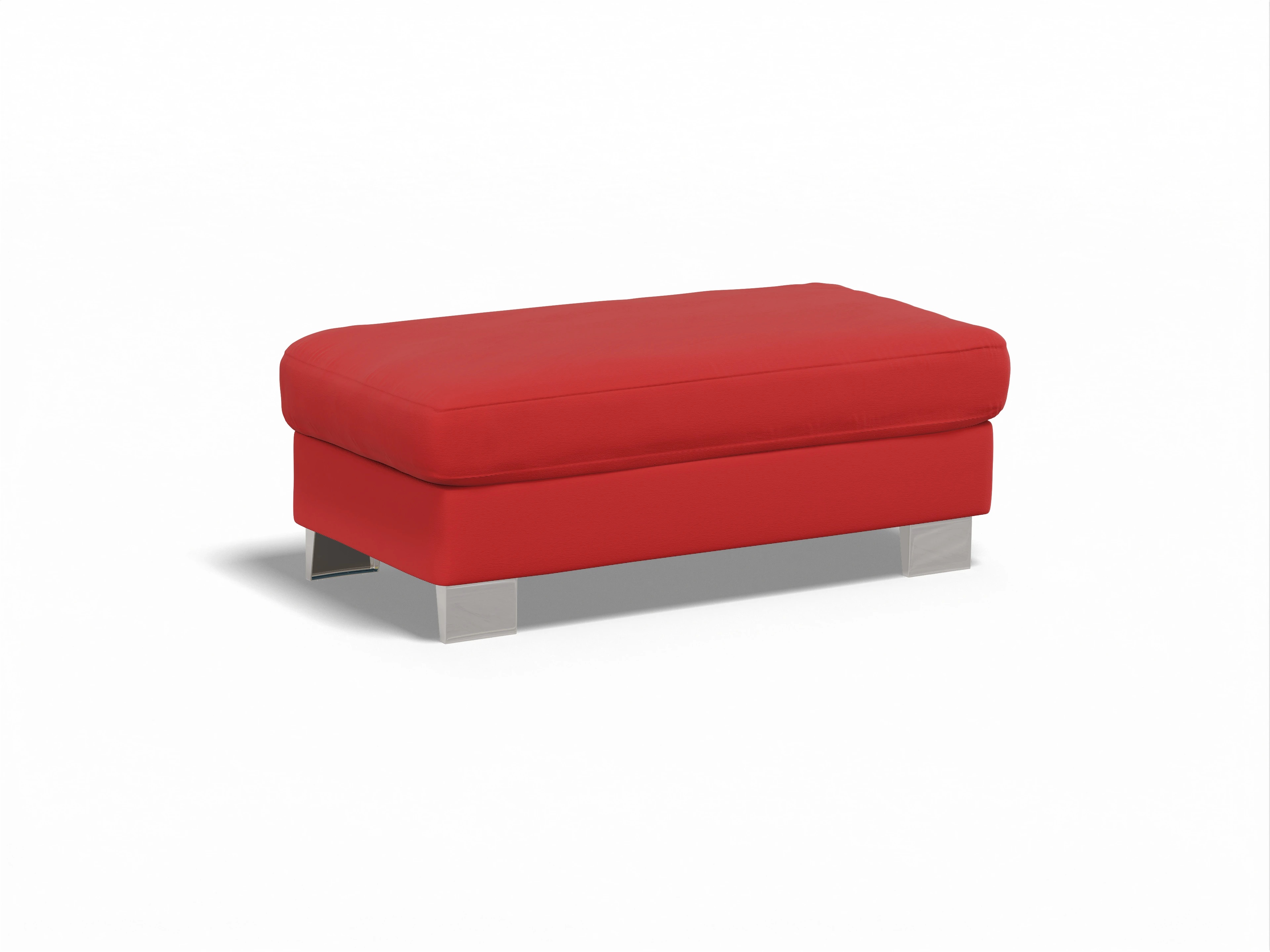 Sitz Concept Family 1028 Hockerbank Ansicht des Produktes SC Family 1028 Hocker in Stoff Rot