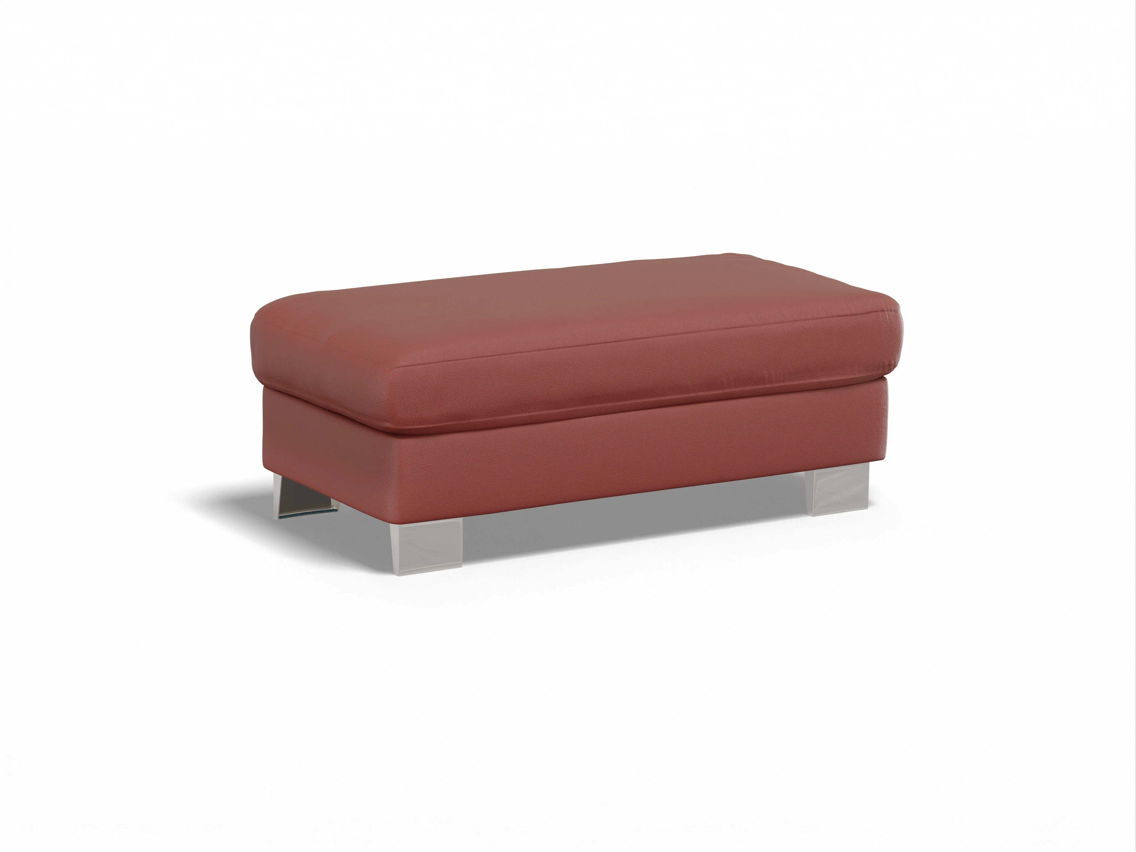 Sitz Concept Family 1028 Hockerbank Ansicht des Produktes SC Family 1028 Hocker in Stoff Rot
