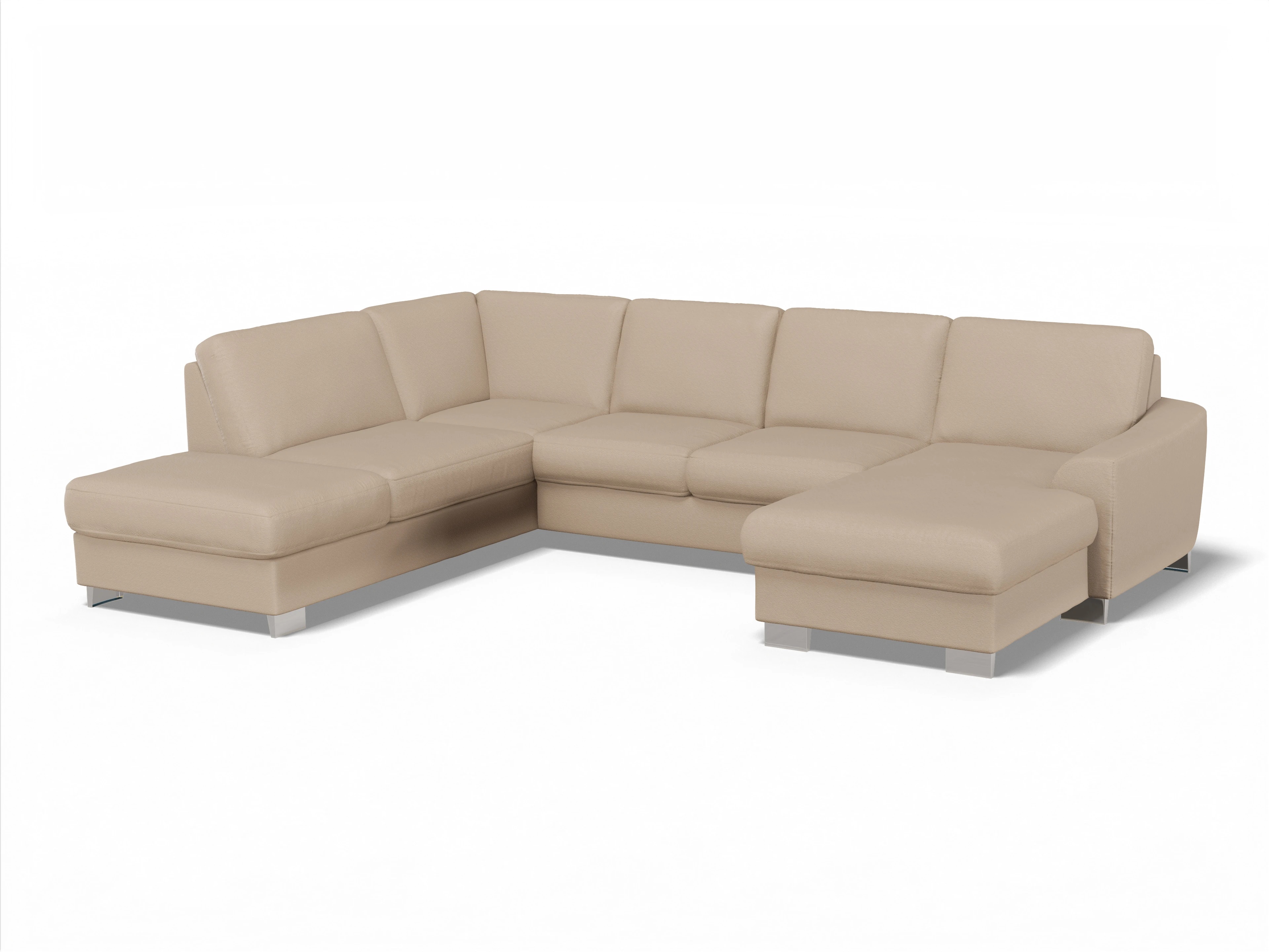 Sitz Concept Family 1028 15KOCan Medium L Ansicht des Produktes SC Family 1028 Wohnlandschaft offen beidseitig in Stoff Beige
