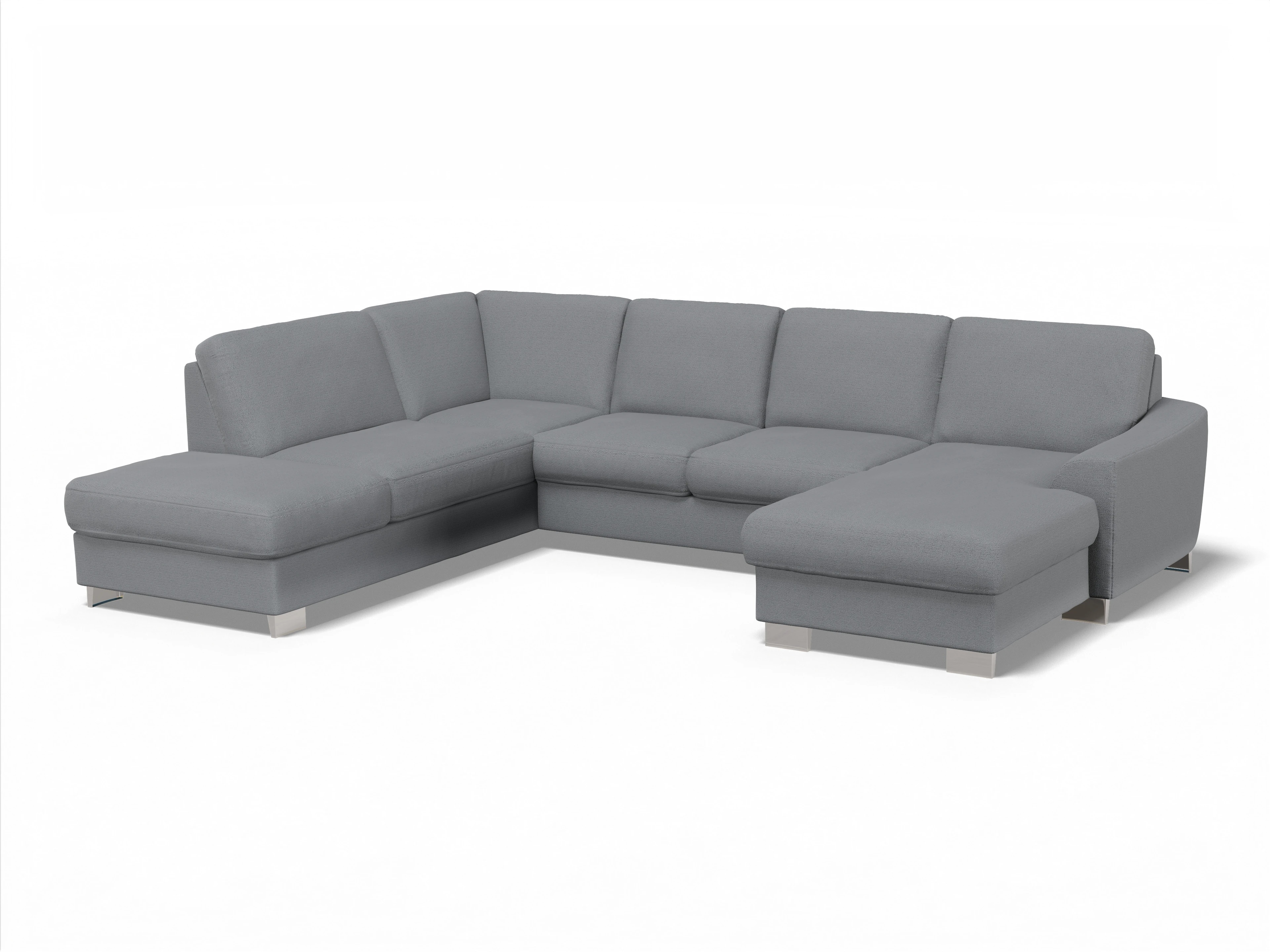 Sitz Concept Family 1028 15KOCan Medium L Ansicht des Produktes SC Family 1028 Wohnlandschaft offen beidseitig in Stoff Grau