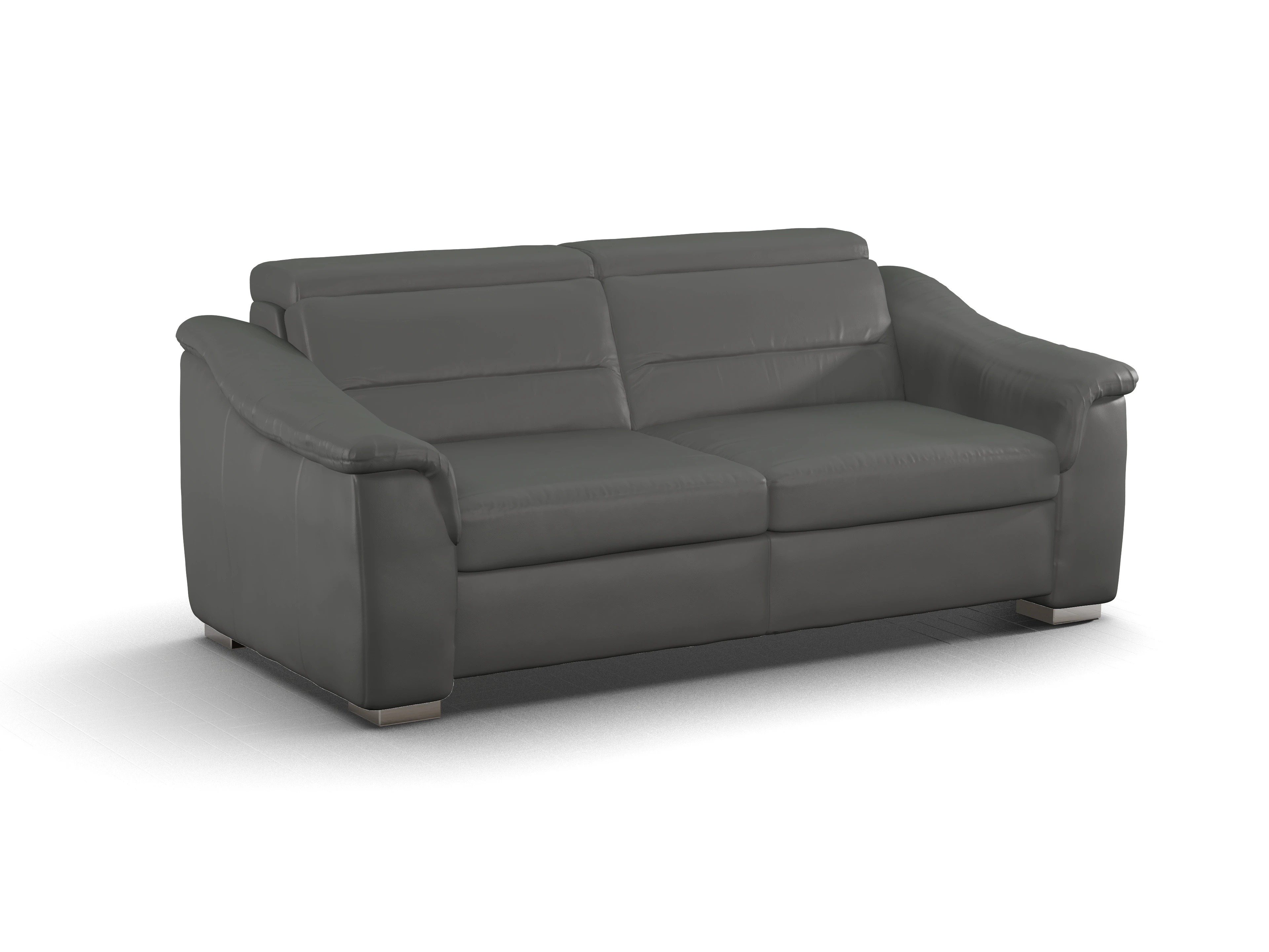 Ansicht des Produktes SC Select 1008 3-Sitzer Sofa in Leder Grau
