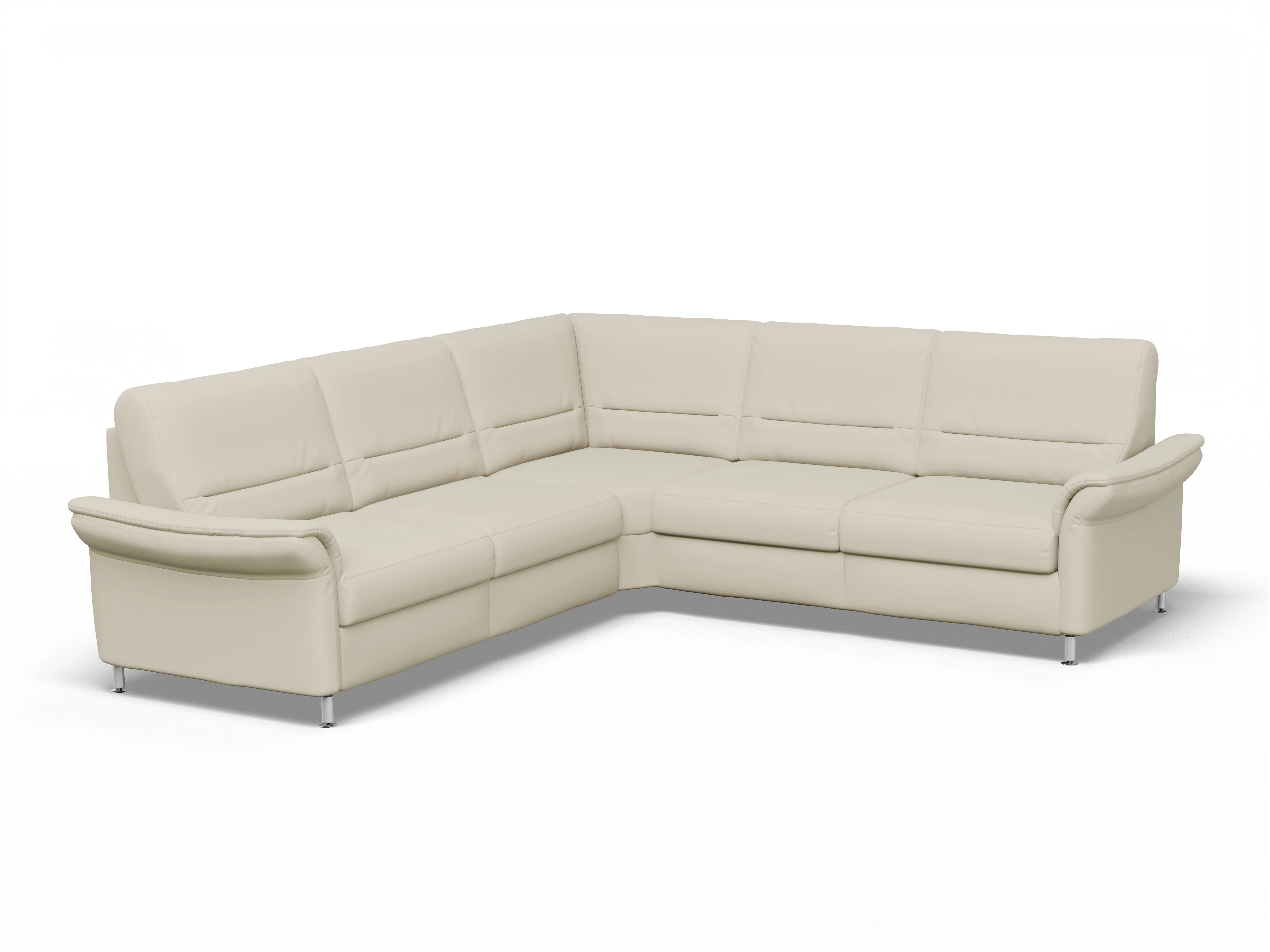 Ansicht des Produktes SC Family 1010 Ecksofa gleichschenklig in Stoff Beige