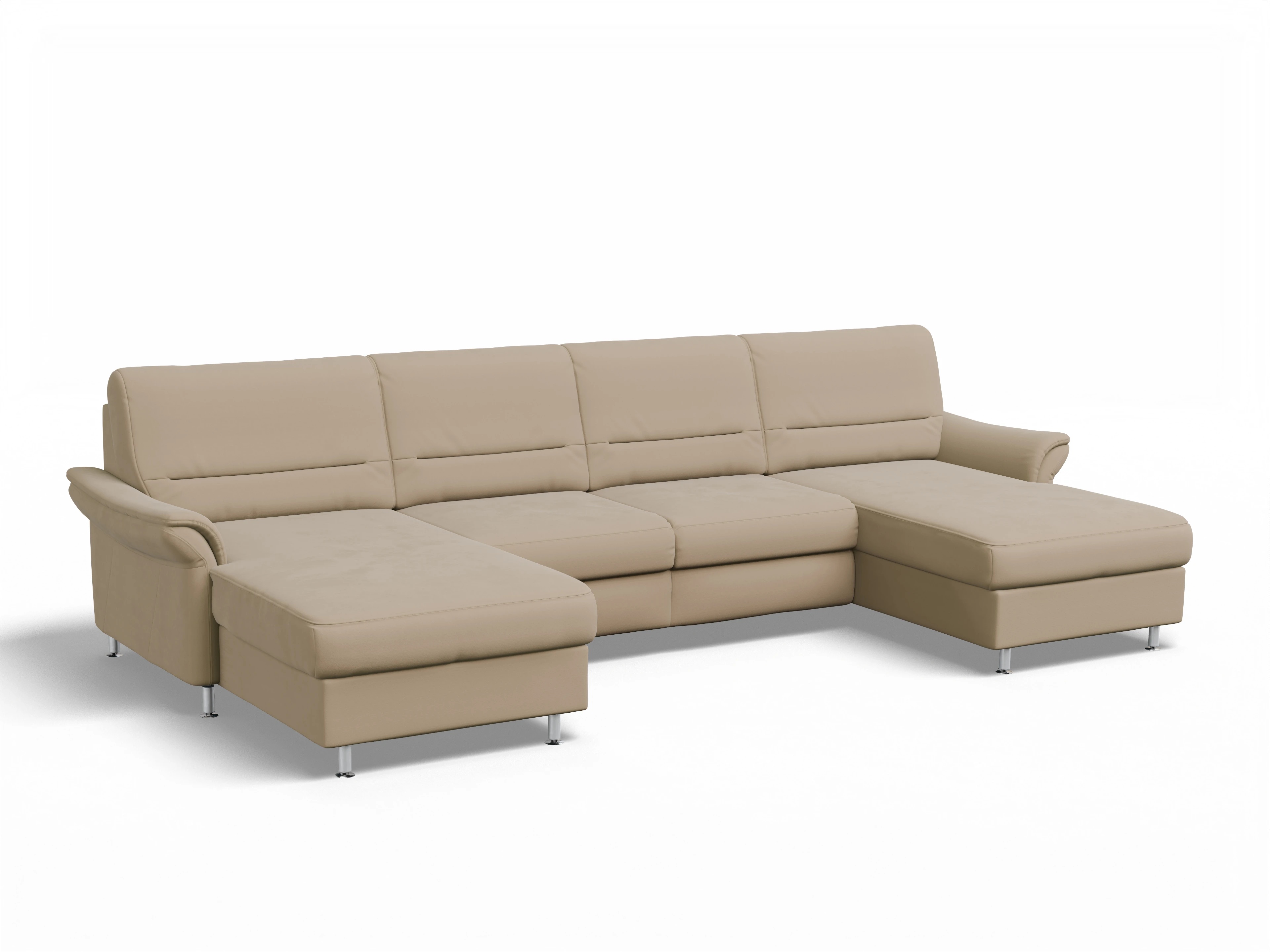 Sitz Concept Family 1010 Canapé Medium Ansicht des Produktes SC Family 1010 Wohnlandschaft offen beidseitig in Stoff Beige