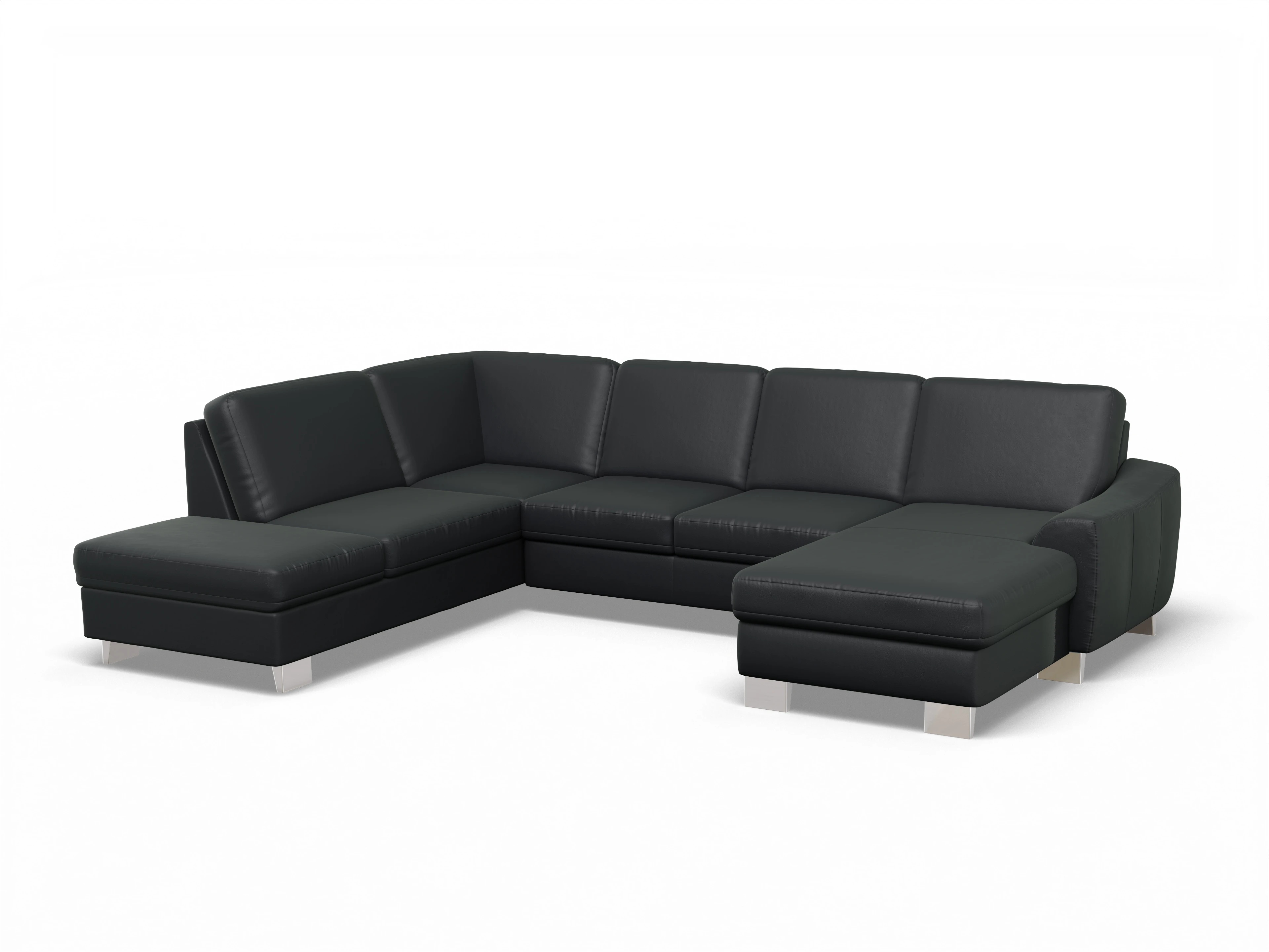 Ansicht des Produktes Sitz Concept select 1028 Wohnlandschaft offen beidseitig in Leder Grau