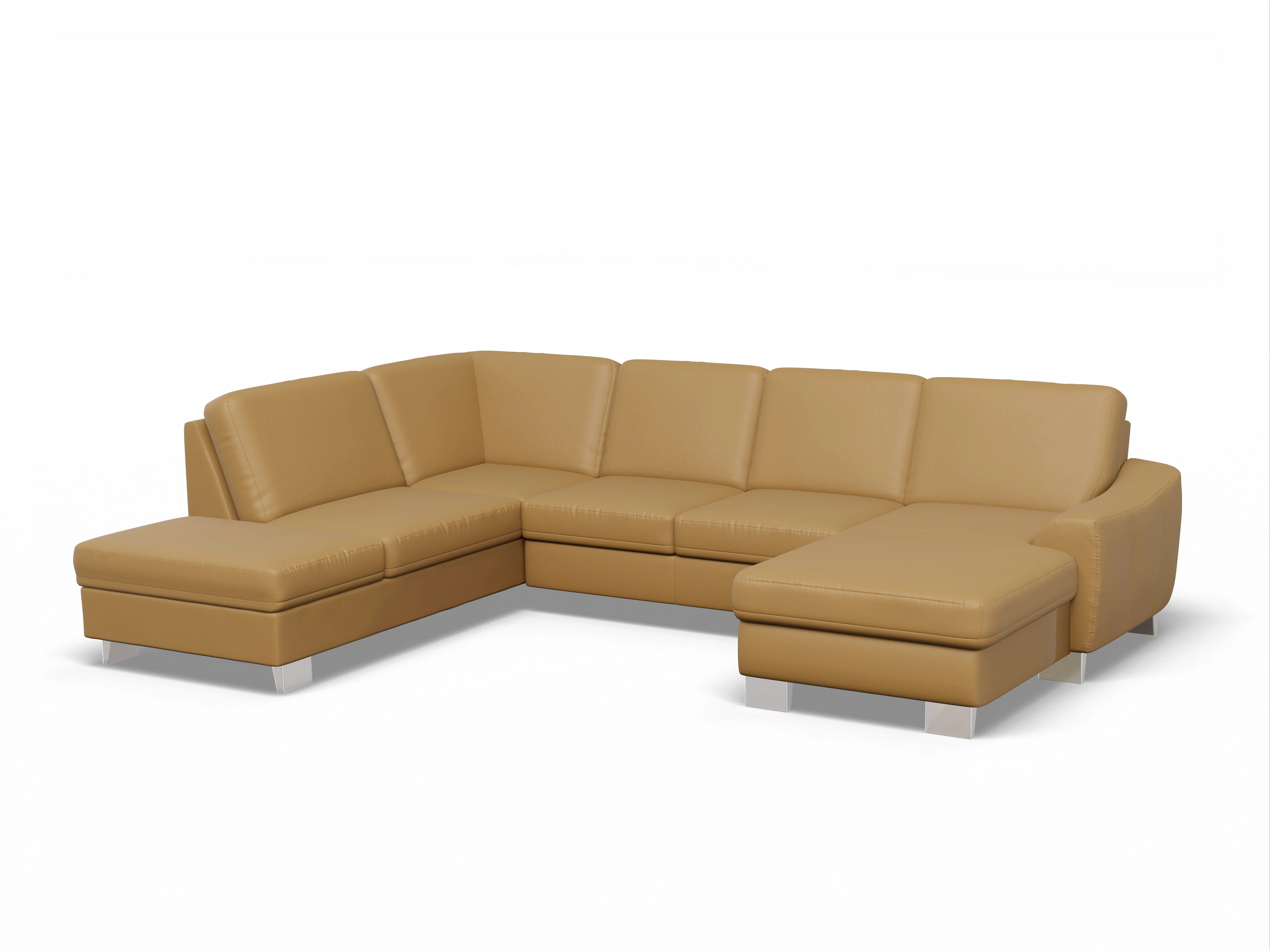 Ansicht des Produktes Sitz Concept select 1028 Wohnlandschaft offen beidseitig in Leder Gelb