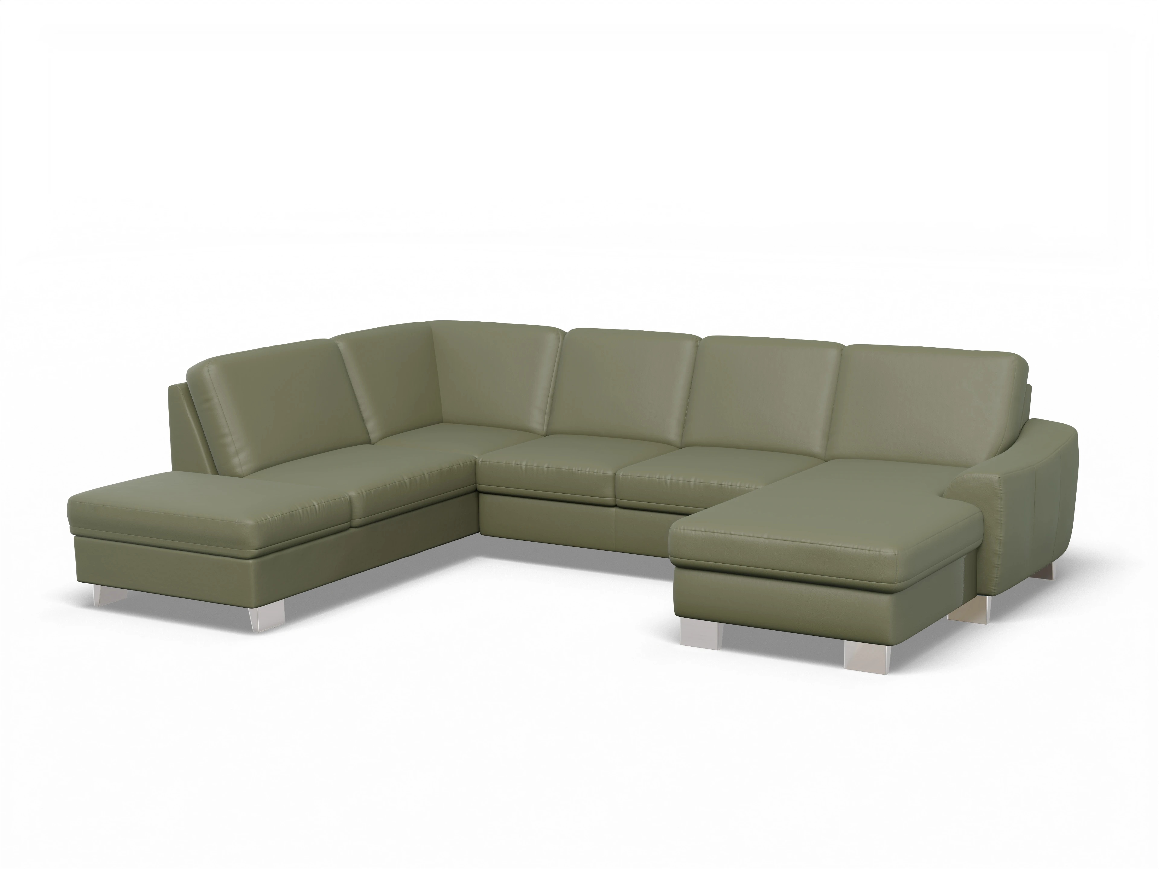 Ansicht des Produktes Sitz Concept select 1028 Wohnlandschaft offen beidseitig in Leder Grün