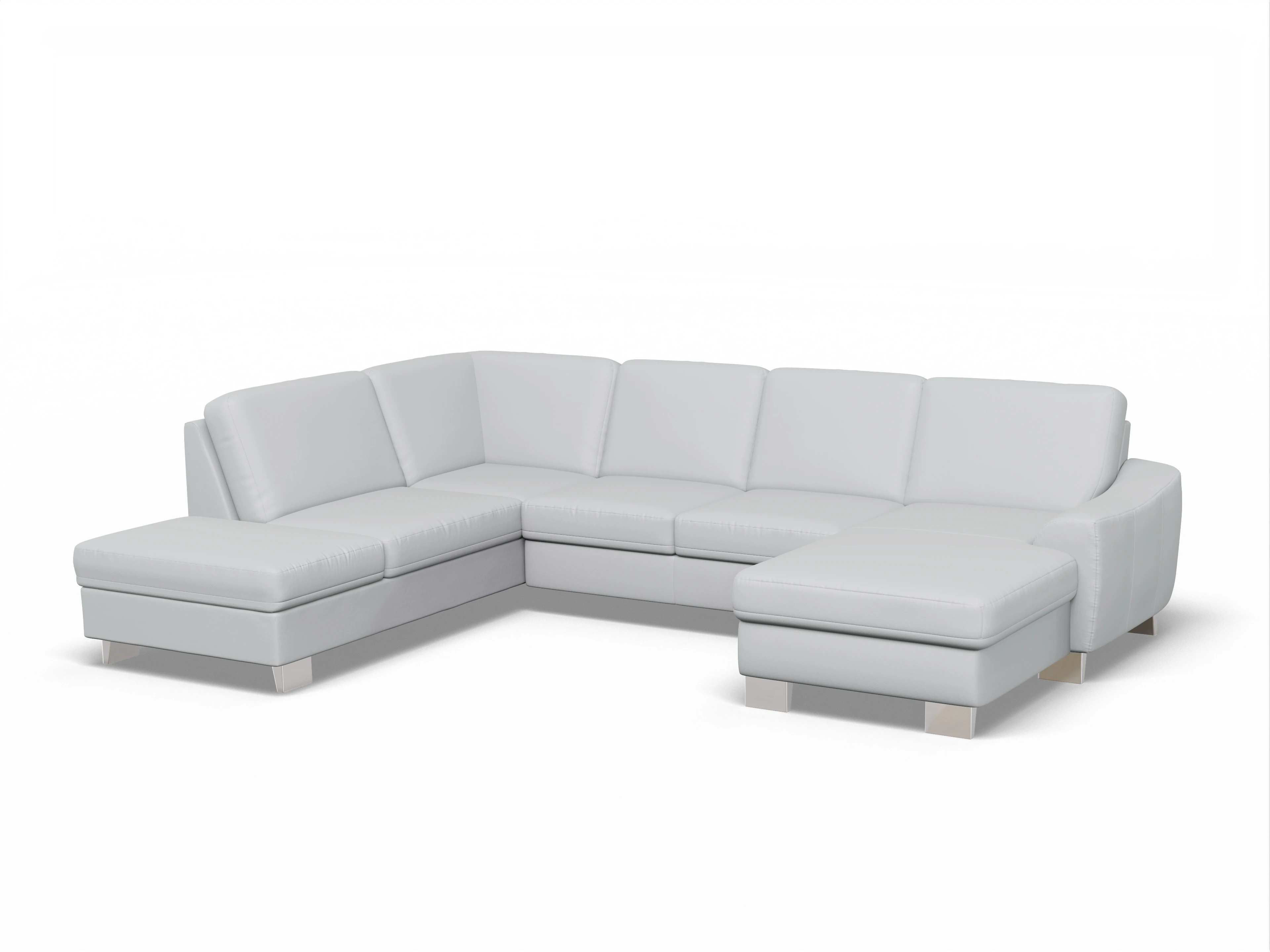 Ansicht des Produktes Sitz Concept select 1028 Wohnlandschaft offen beidseitig in Leder Grau