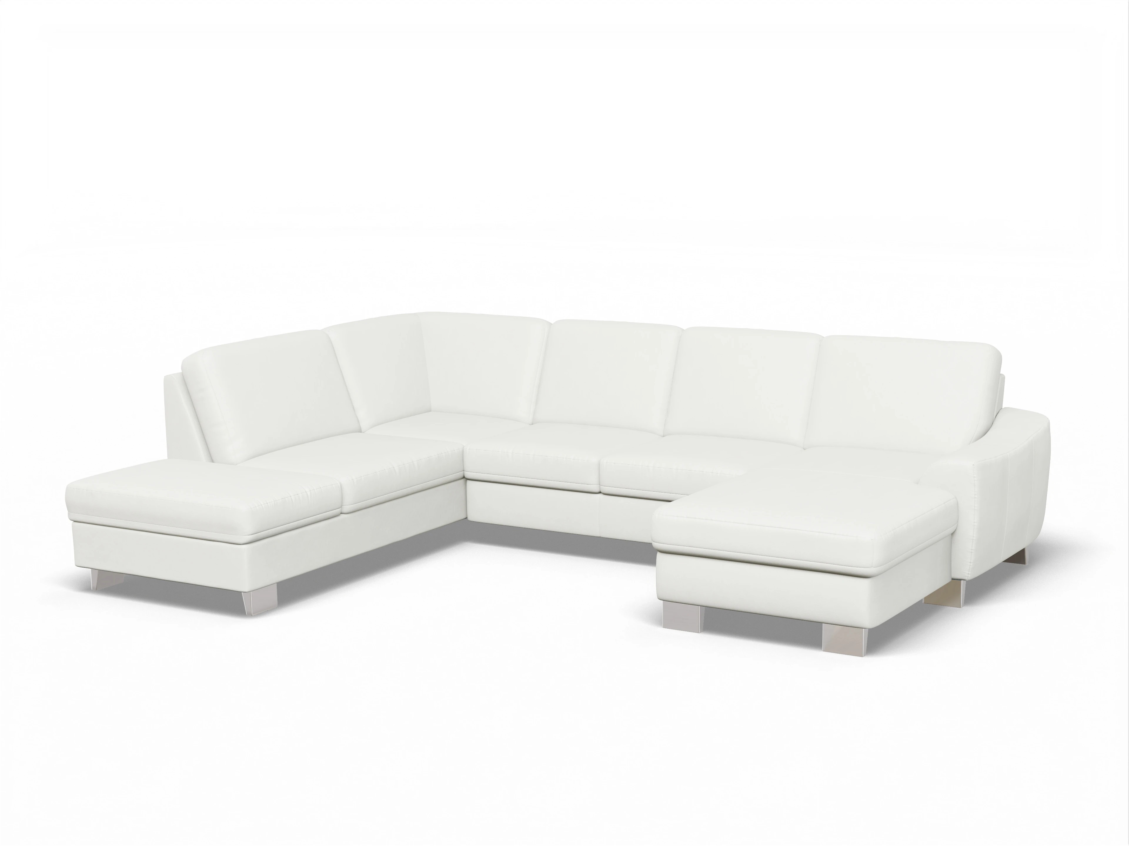 Ansicht des Produktes Sitz Concept select 1028 Wohnlandschaft offen beidseitig in Leder Weiss