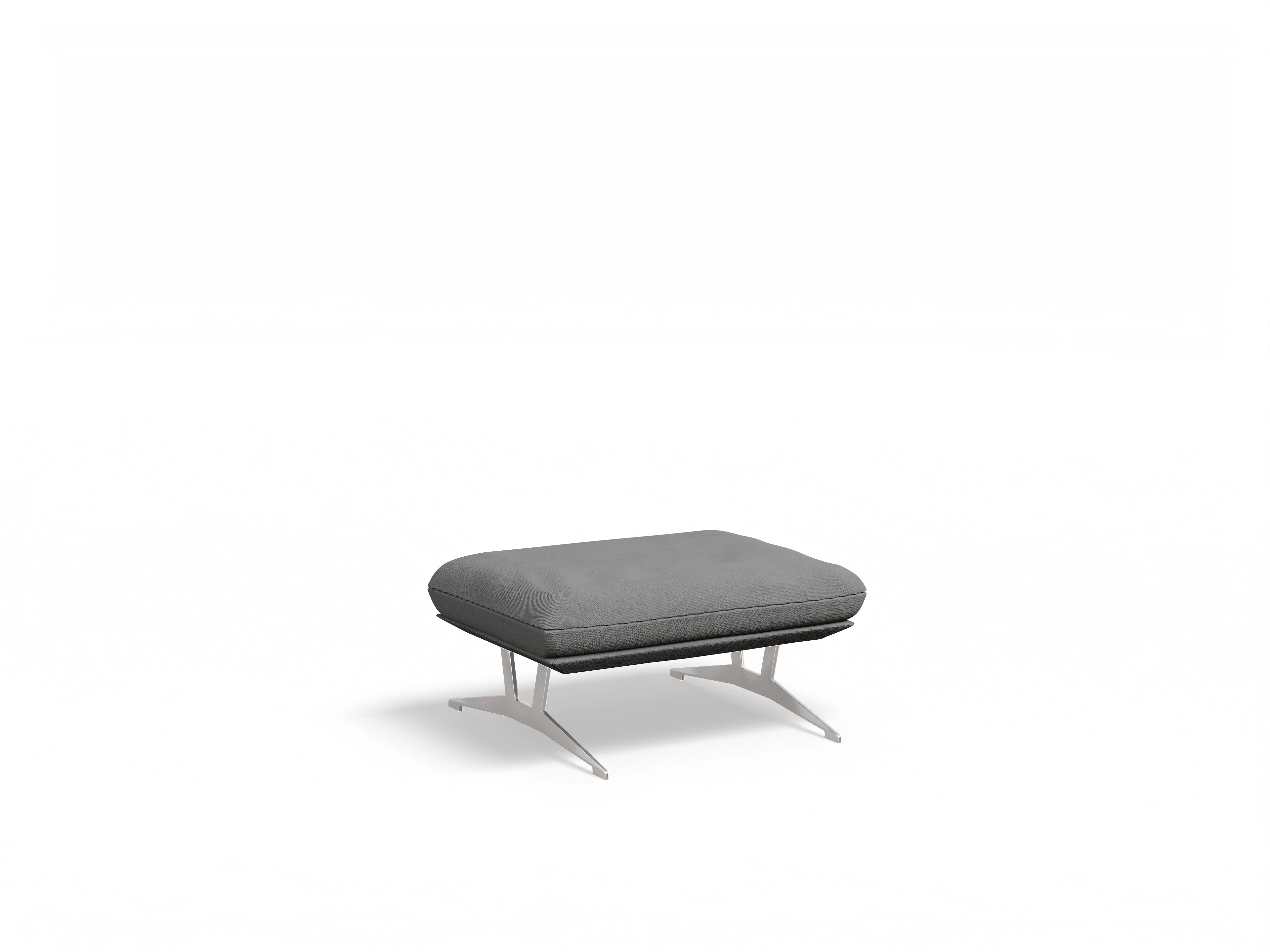 Koinor Francis Jumbohocker Ansicht des Produktes Francis Hocker in Stoff Grau