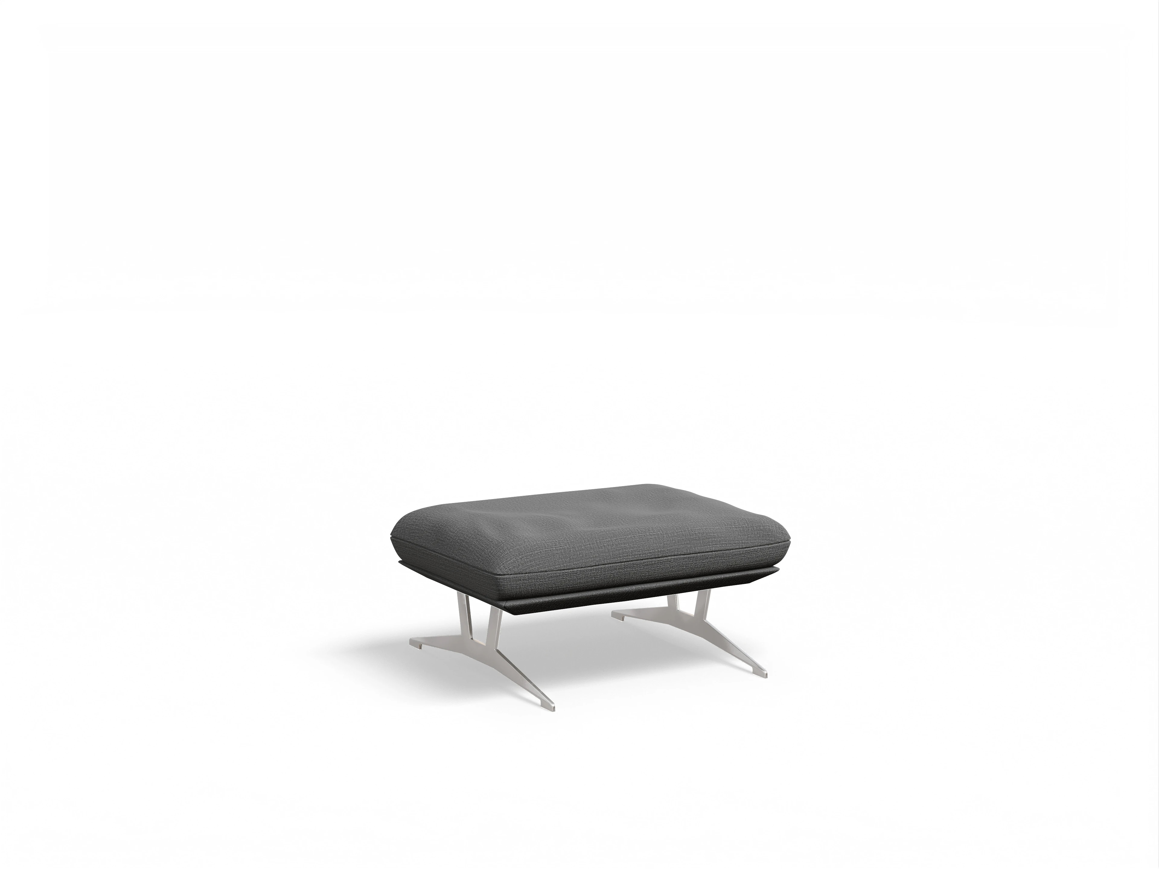 Koinor Francis Jumbohocker Ansicht des Produktes Francis Hocker in Stoff Grau