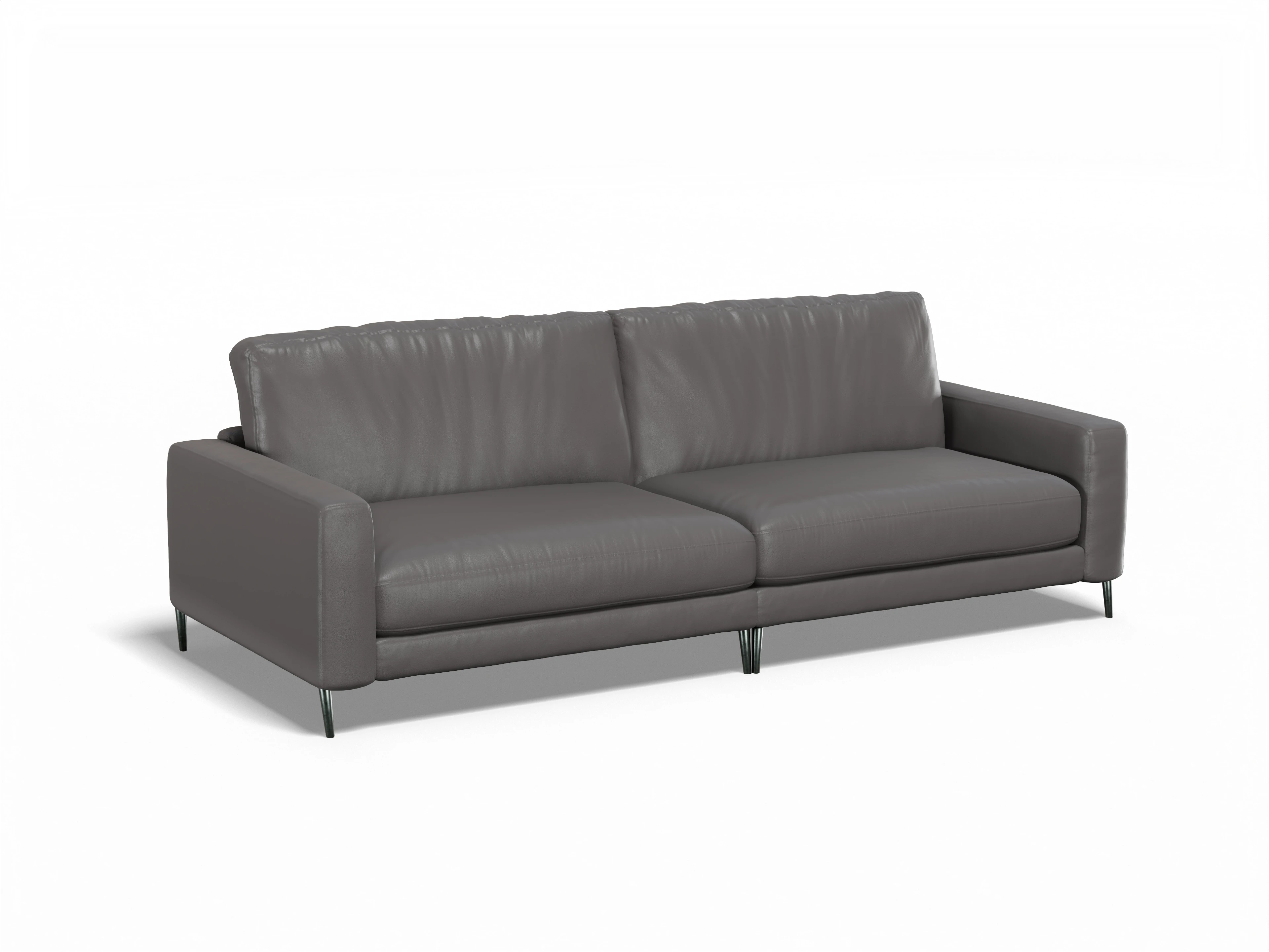 Ansicht des Produktes Urbana 3-Sitzer Sofa in Leder Grau