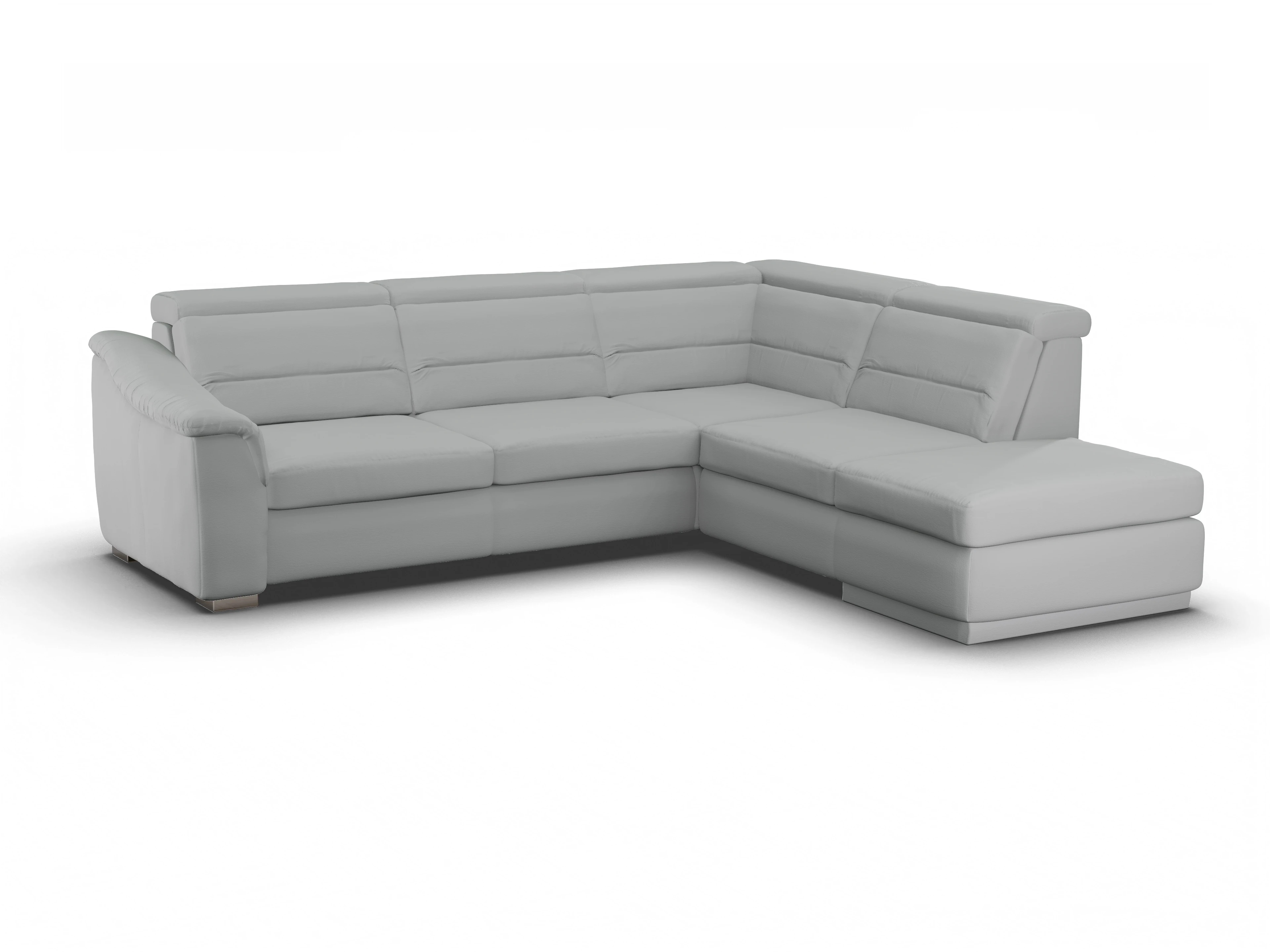 Ansicht des Produktes Sitz Concept family 1008 Ecksofa rechts Abschluss offen in Stoff Grau