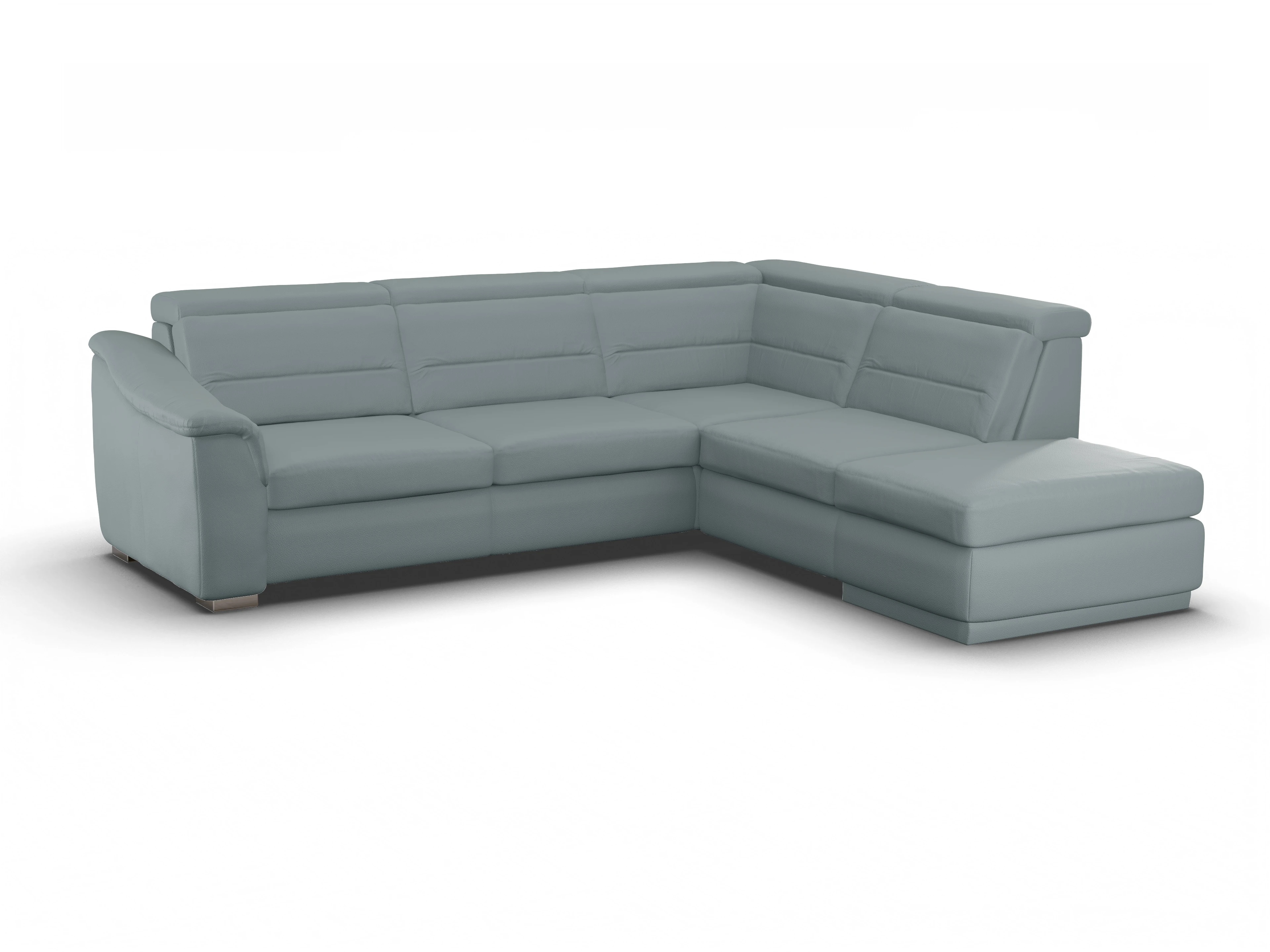 Sitz Concept Family 1008 Kombielement Large R Ansicht des Produktes SC Family 1008 Ecksofa rechts Abschluss offen in Stoff Grau