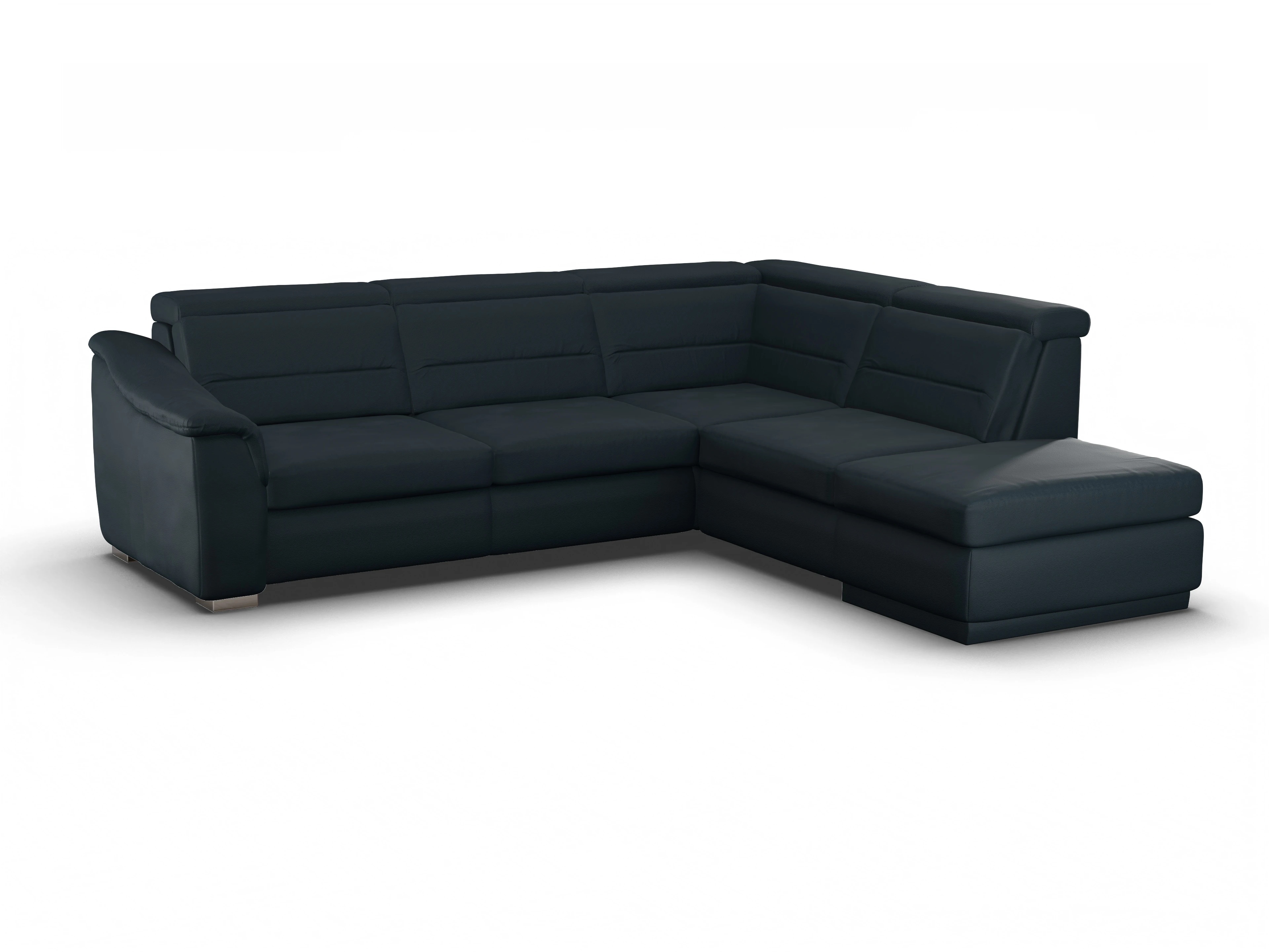 Sitz Concept Family 1008 Kombielement Large R Ansicht des Produktes SC Family 1008 Ecksofa rechts Abschluss offen in Stoff Blau