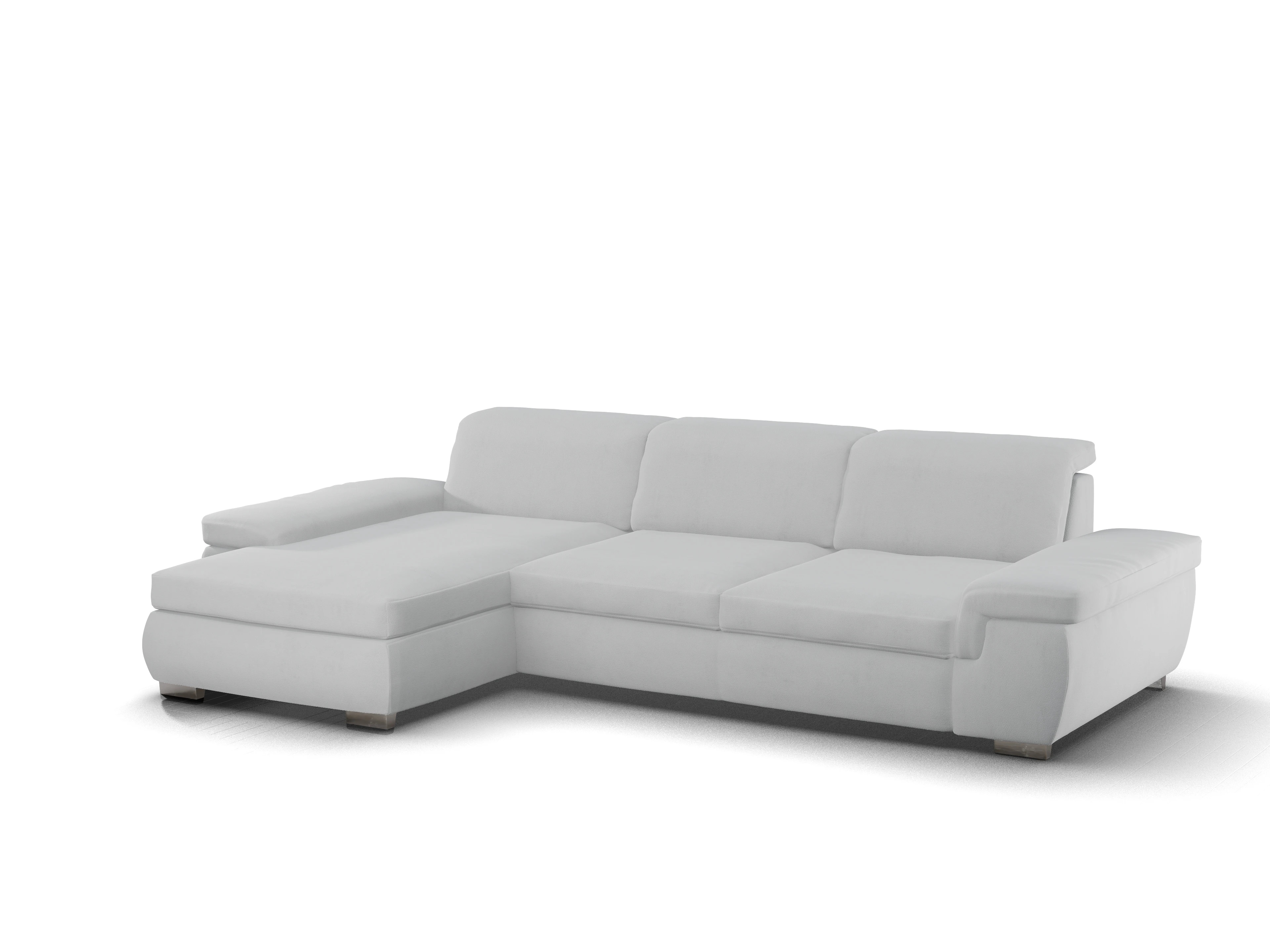 Sitz Concept Smart 1003 Canapé Large L Ansicht des Produktes SC Smart 1003 Ecksofa links Abschluss offen in Stoff Grau