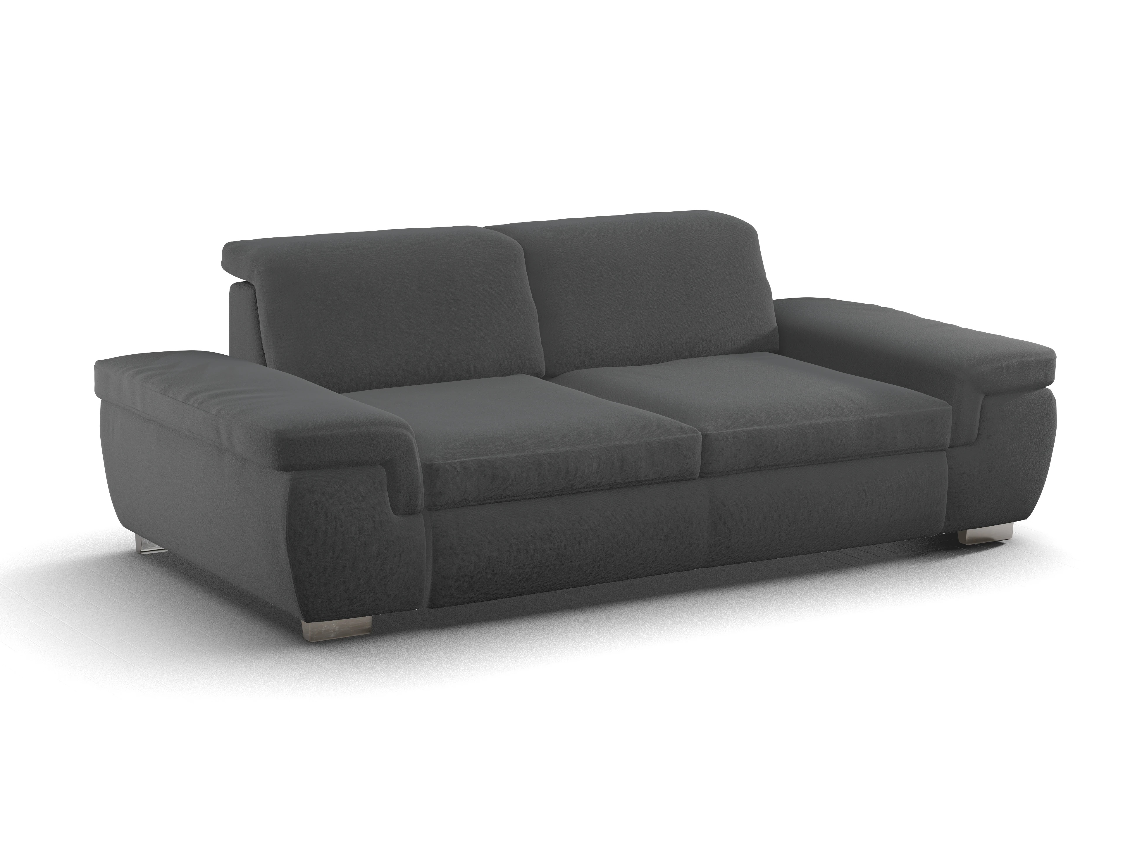 Ansicht des Produktes SC Smart 1003 3-Sitzer Sofa in Stoff Schwarz