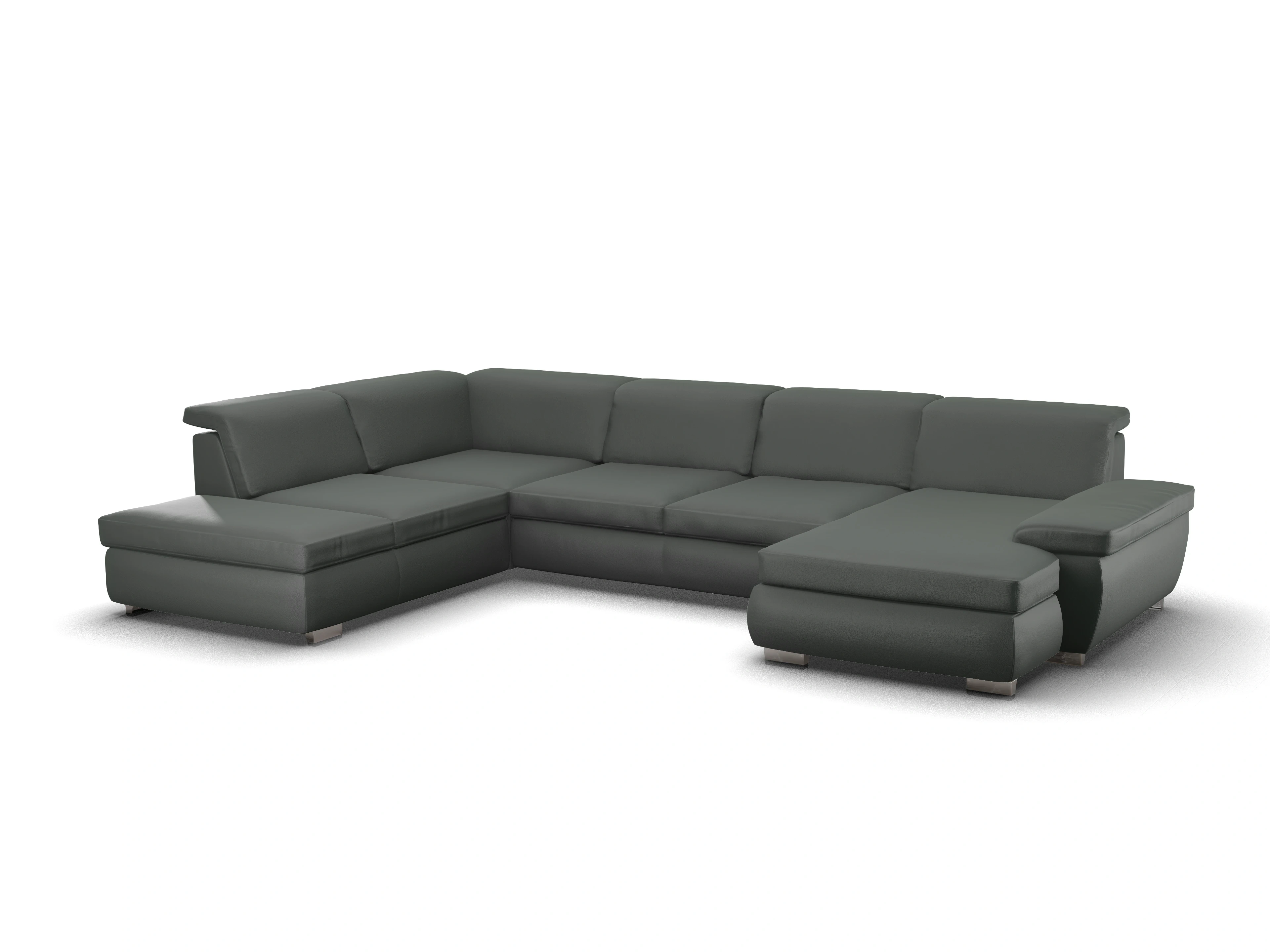 Sitz Concept Smart 1003 CanSE1,5 Large R Ansicht des Produktes SC Smart 1003 Wohnlandschaft offen beidseitig in Stoff Grau