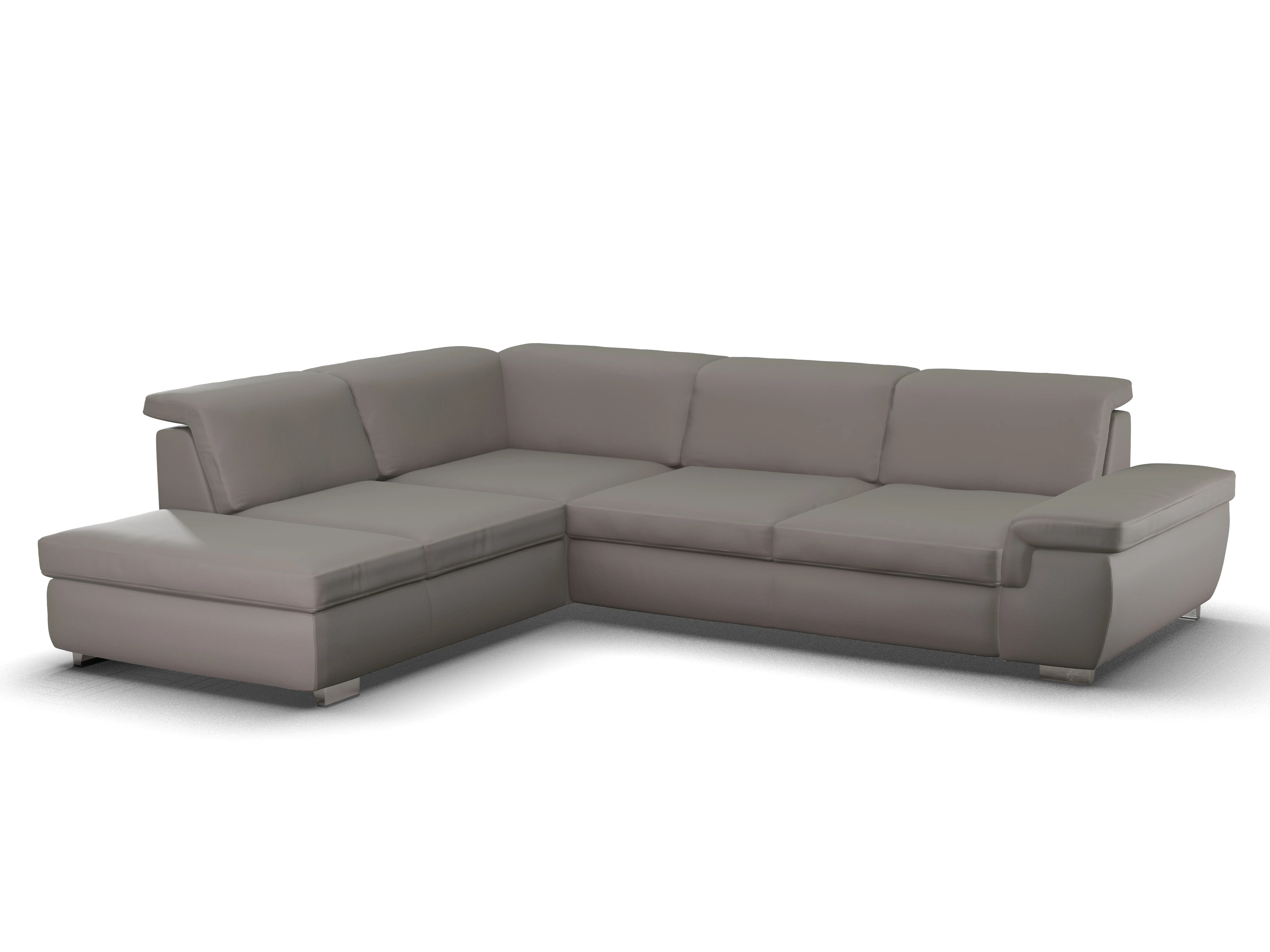 Sitz Concept Smart 1003 SP15HO Large L Ansicht des Produktes SC Smart 1003 Ecksofa links Abschluss offen in Stoff Braun