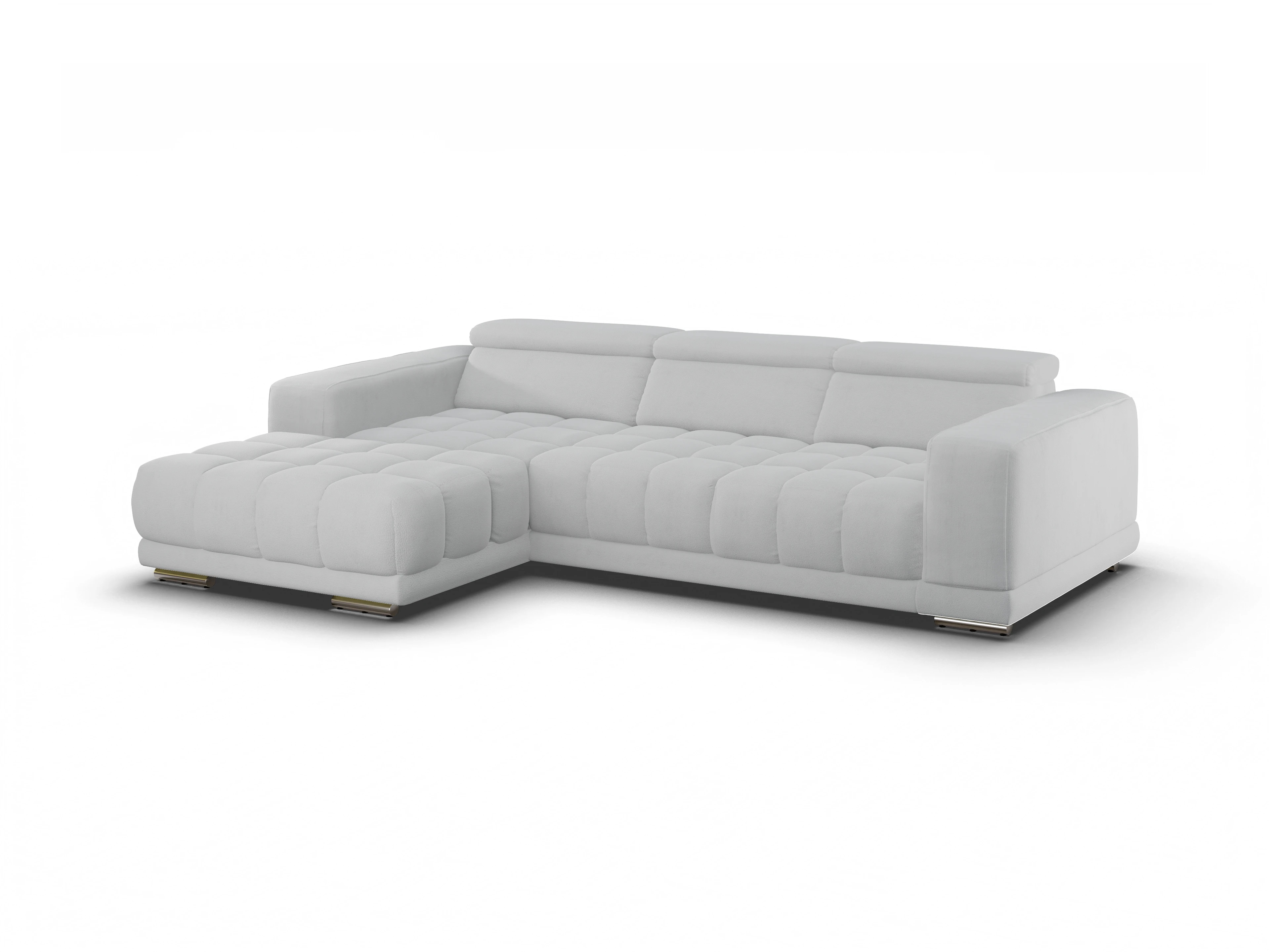Sitz Concept smart 1031 Canapé Medium L Ansicht des Produktes SC Smart 1031 Ecksofa links Abschluss offen in Stoff Grau