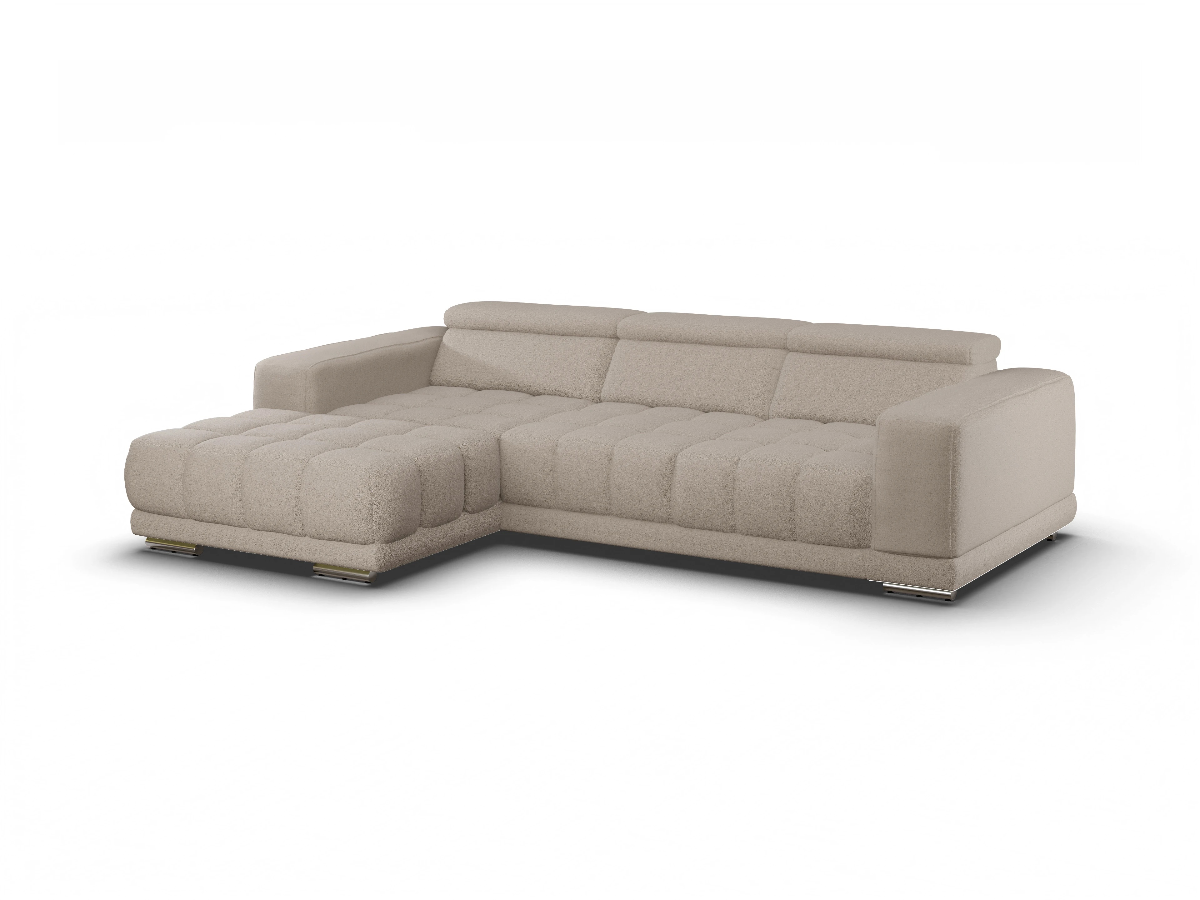 Ansicht des Produktes Sitz Concept smart 1031 Ecksofa links Abschluss offen in Stoff Beige
