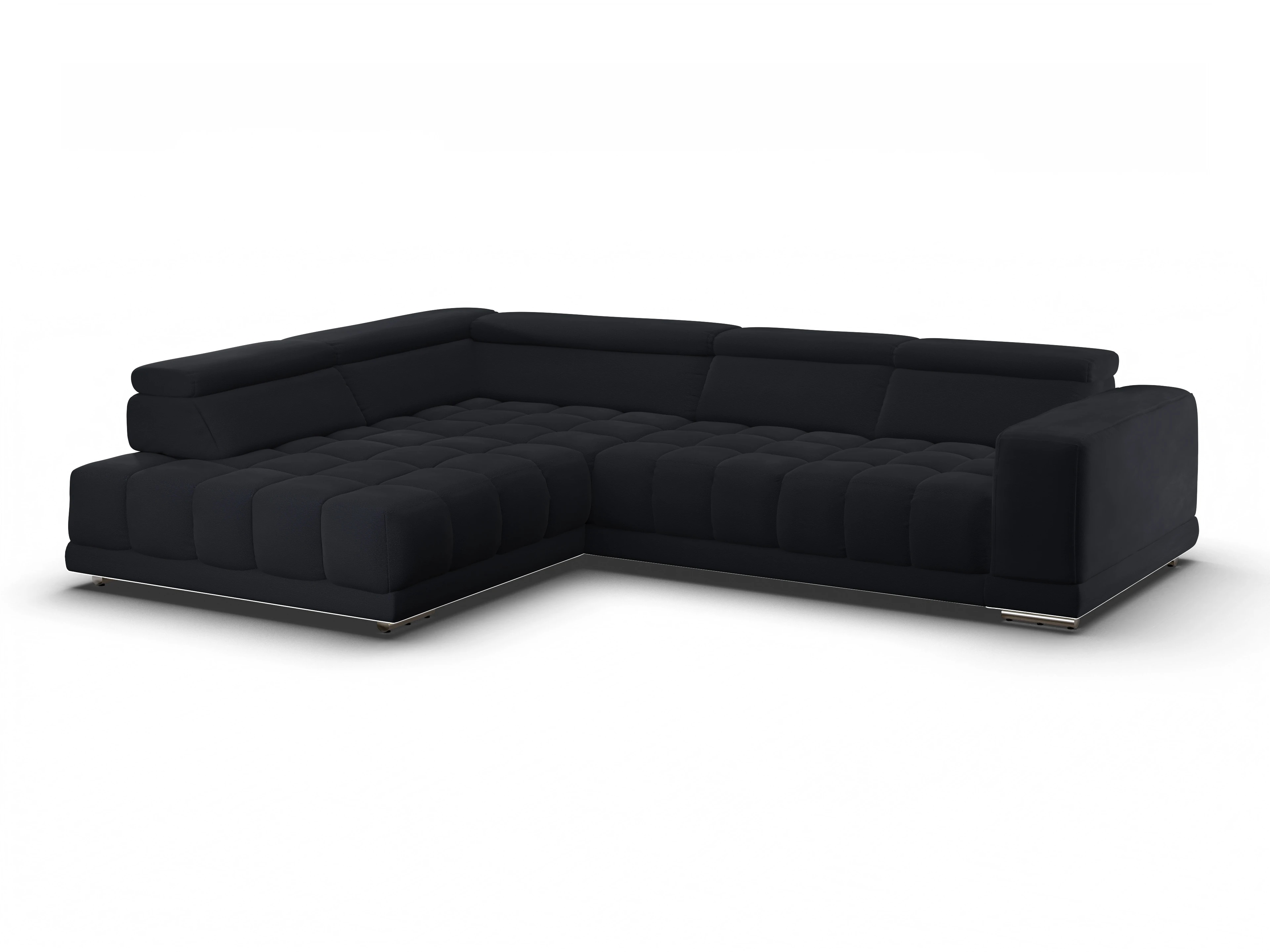 Ansicht des Produktes SC Smart 1031 Ecksofa links Abschluss offen in Stoff Blau