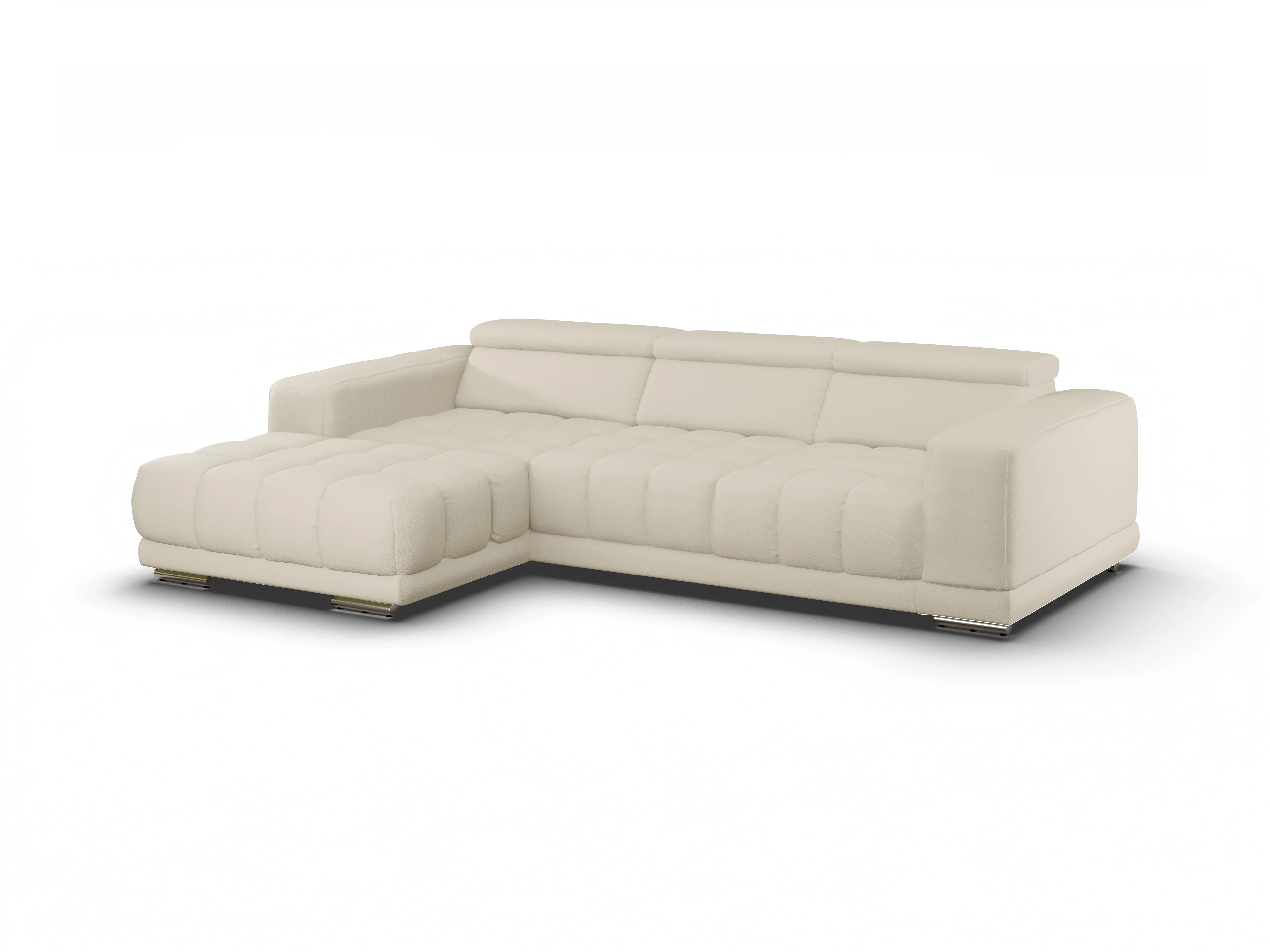 Sitz Concept smart 1031 Canapé Medium L Ansicht des Produktes SC Smart 1031 Ecksofa links Abschluss offen in Stoff Beige