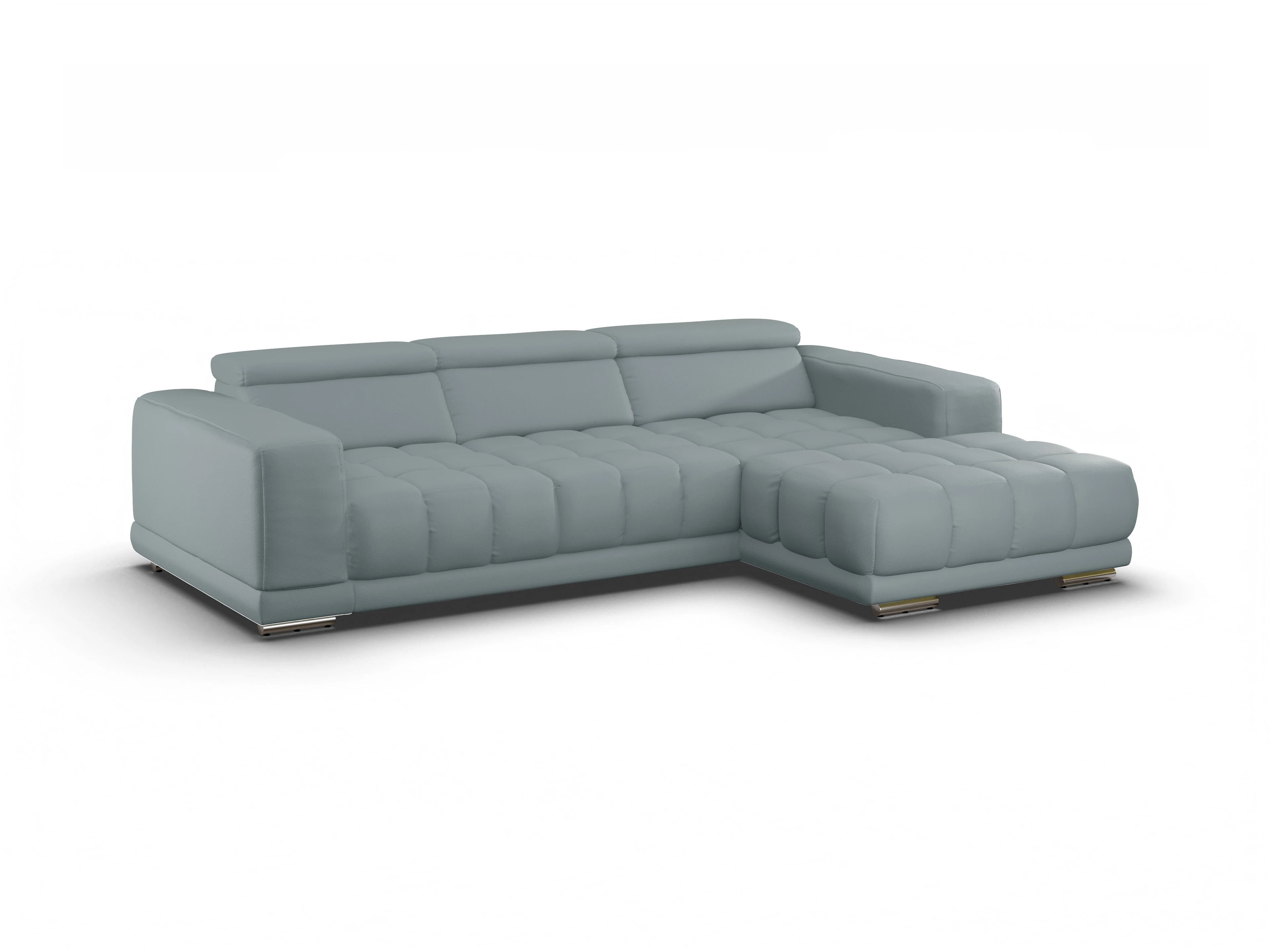 Sitz Concept smart 1031 Canapé Medium R Ansicht des Produktes SC Smart 1031 Ecksofa rechts Abschluss offen in Stoff Grau