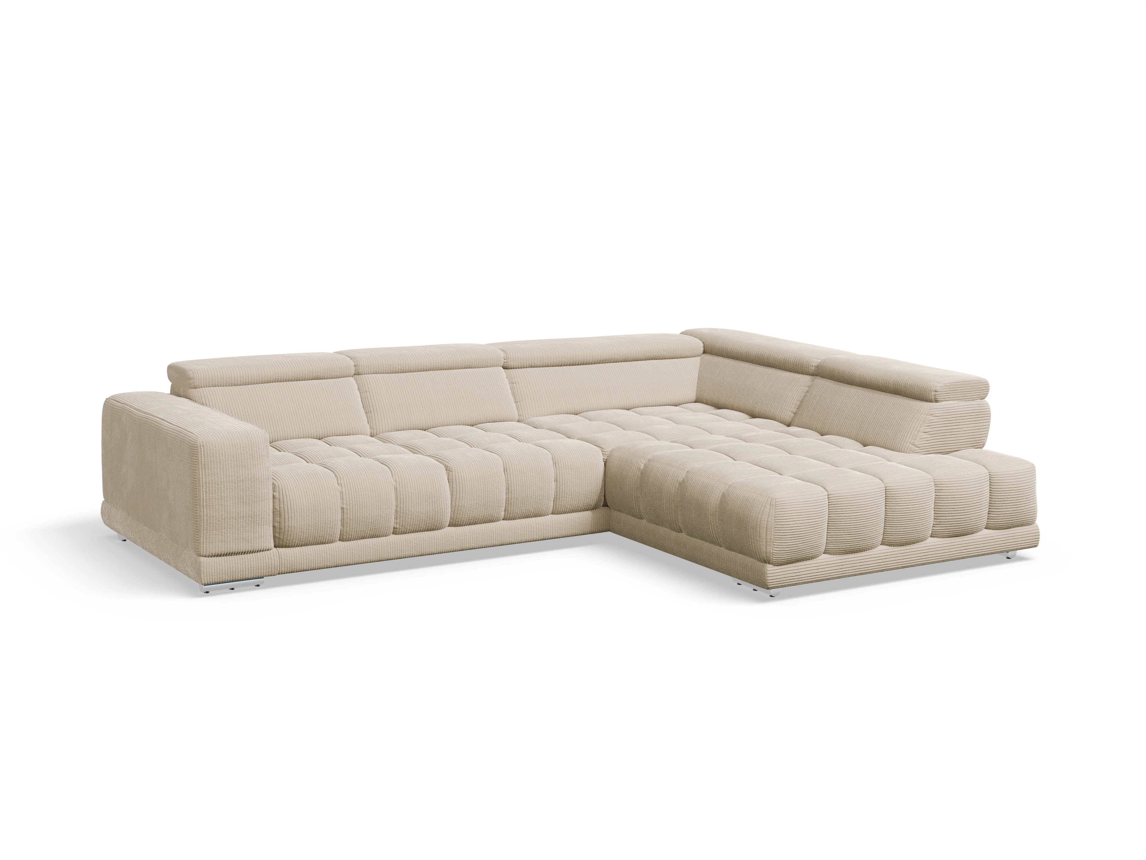 Sitz Concept smart 1031 SP15HOXL Medium R Ansicht des Produktes SC Smart 1031 Ecksofa rechts Abschluss offen in Stoff Beige