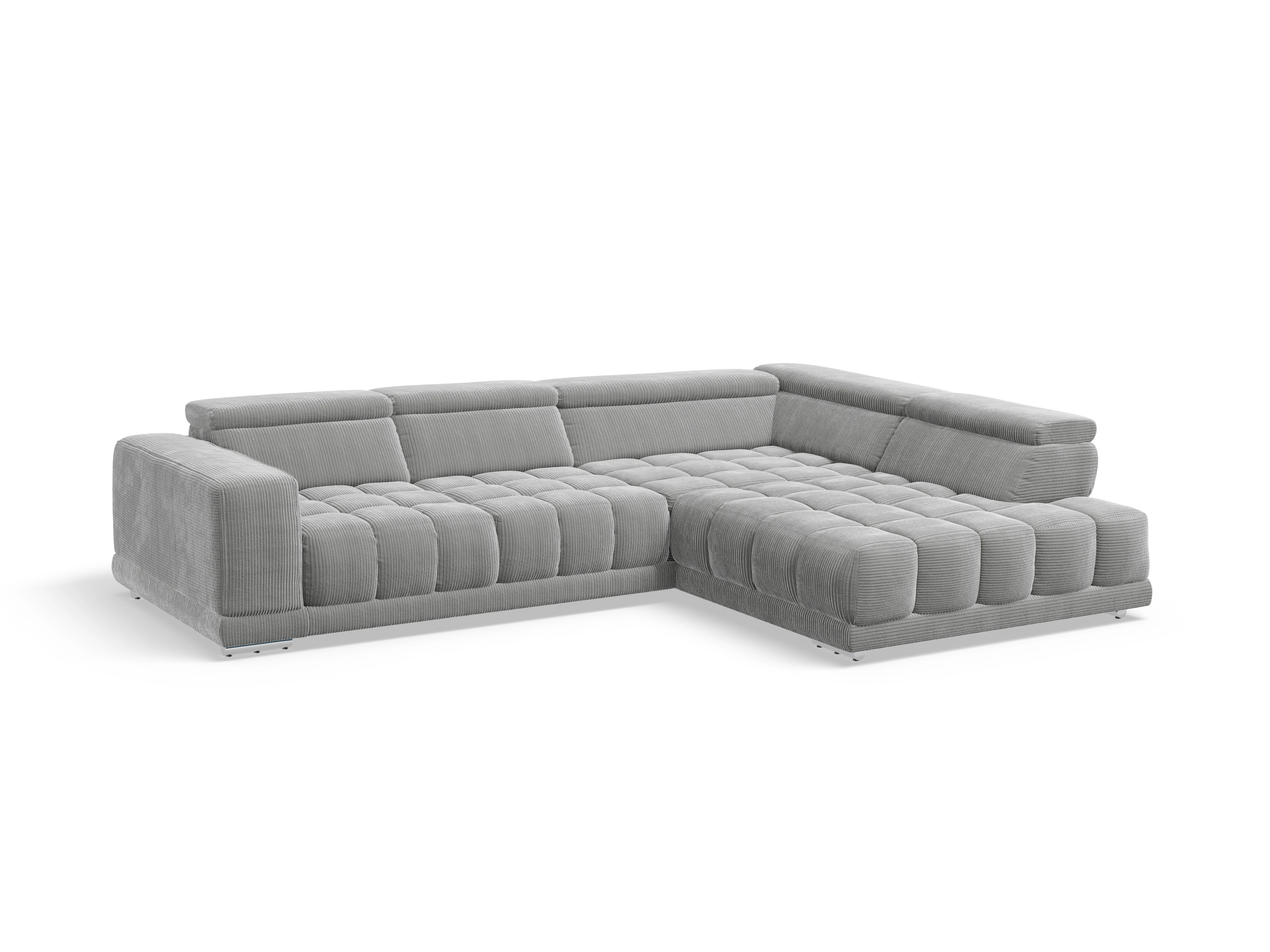 Sitz Concept smart 1031 SP15HOXL Medium R Ansicht des Produktes SC Smart 1031 Ecksofa rechts Abschluss offen in Stoff Grau