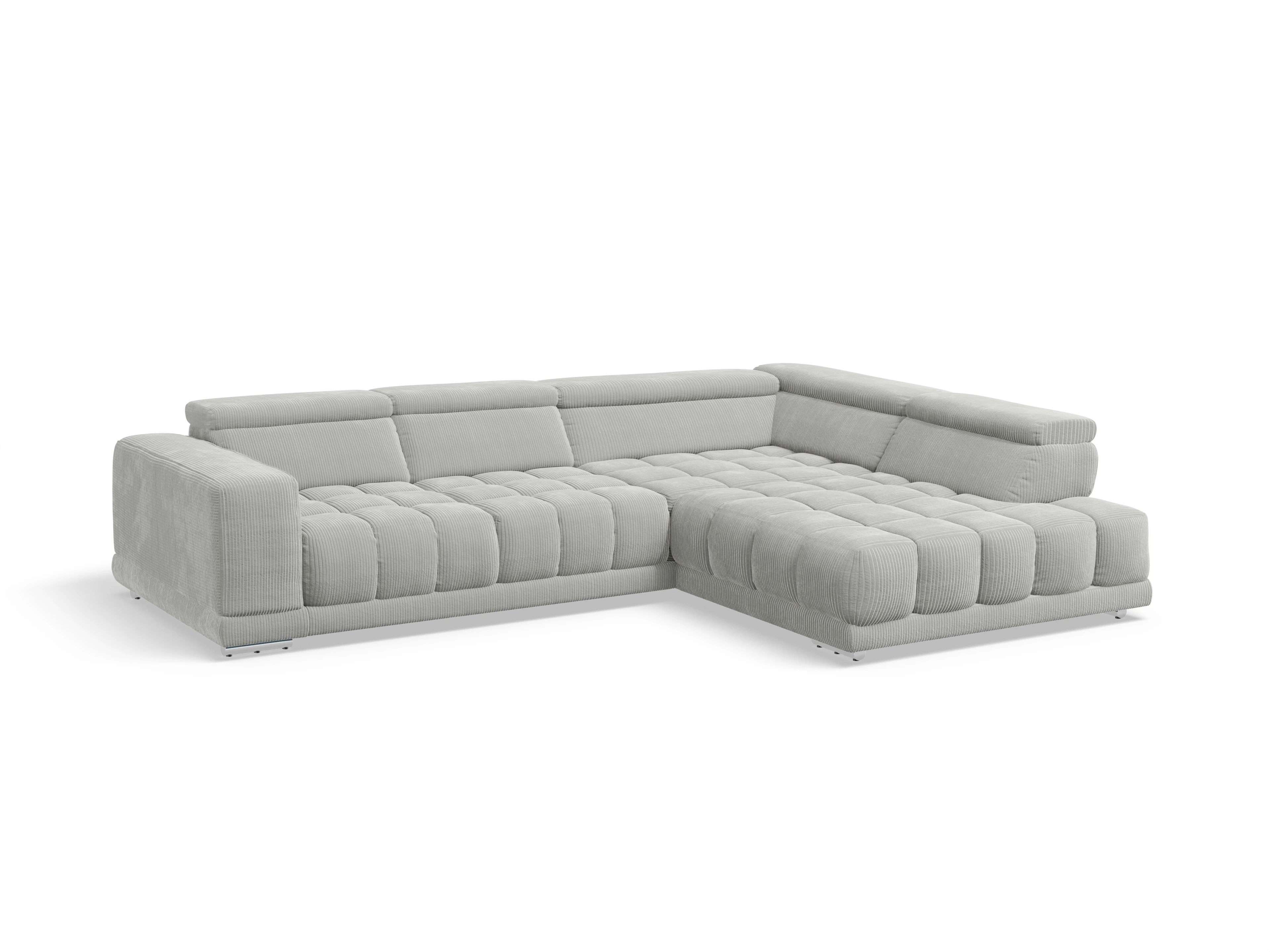 Sitz Concept smart 1031 SP15HOXL Medium R Ansicht des Produktes SC Smart 1031 Ecksofa rechts Abschluss offen in Stoff Grau