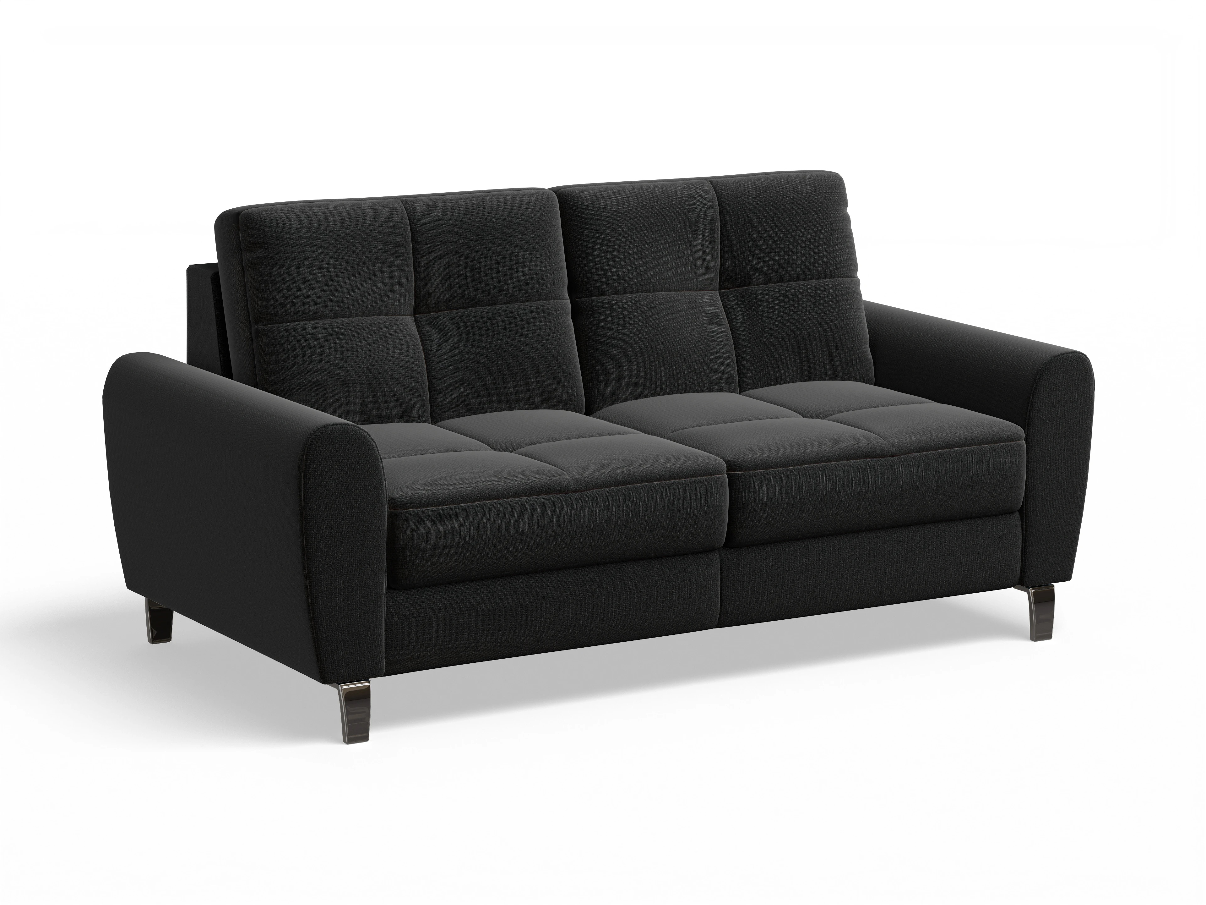 Valona 3-Sitzer Sofa Ansicht des Produktes Valona 3-Sitzer Sofa in Stoff Schwarz