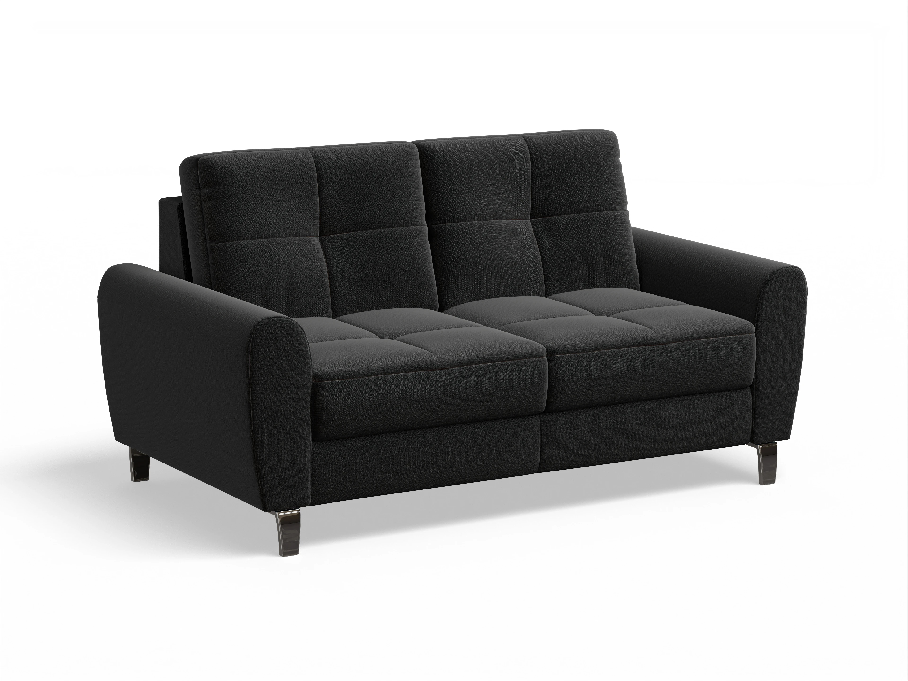 Ansicht des Produktes Valona 2,5-Sitzer Sofa in Stoff Schwarz