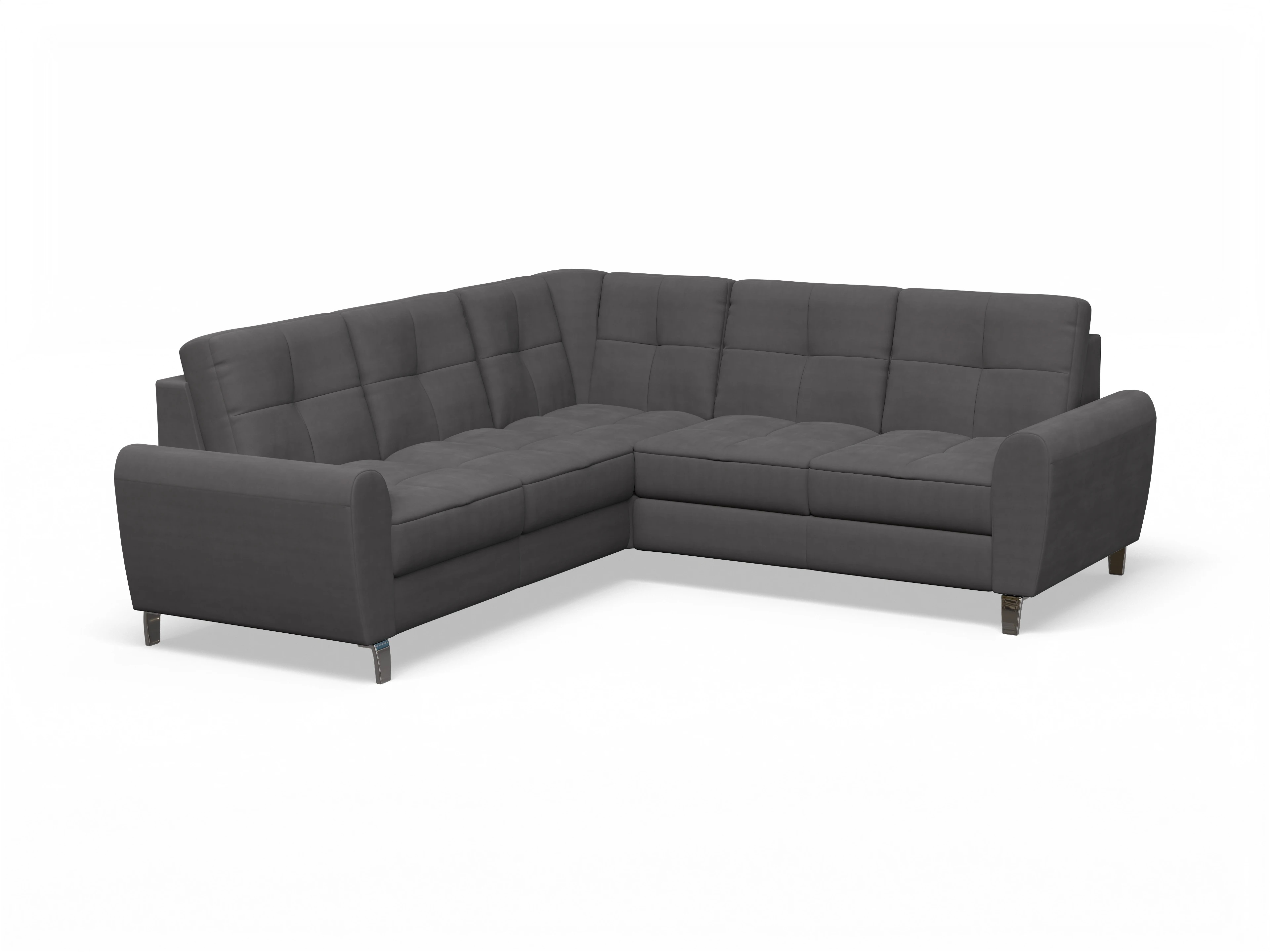 Valona SP small Ansicht des Produktes Valona Ecksofa gleichschenklig in Stoff Grau