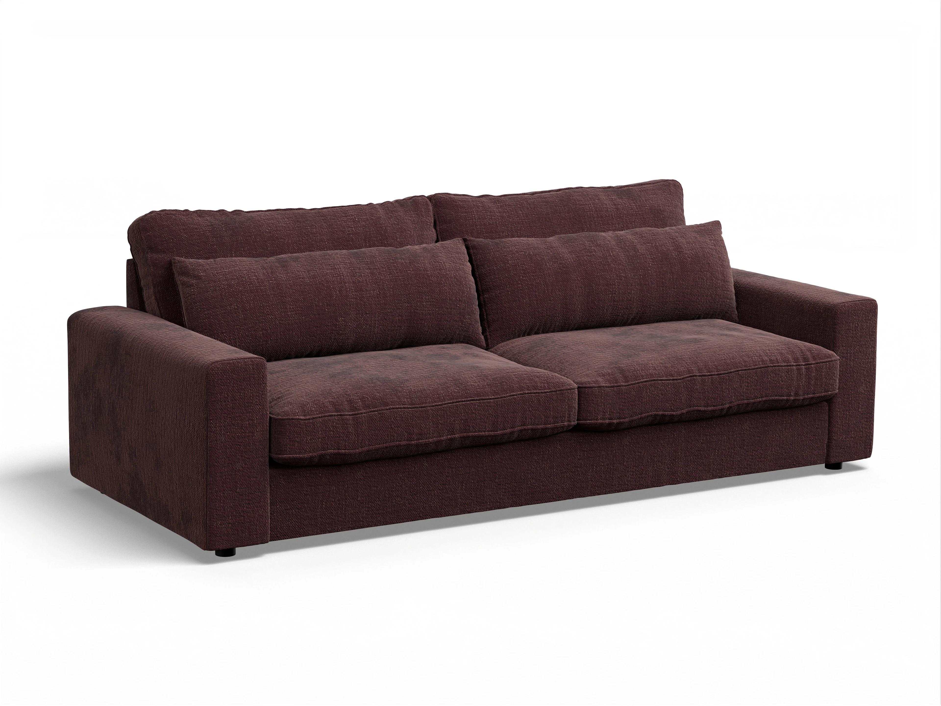 Lexia 3-Sitzer Sofa Ansicht des Produktes Lexia 3-Sitzer Sofa in Stoff Rot