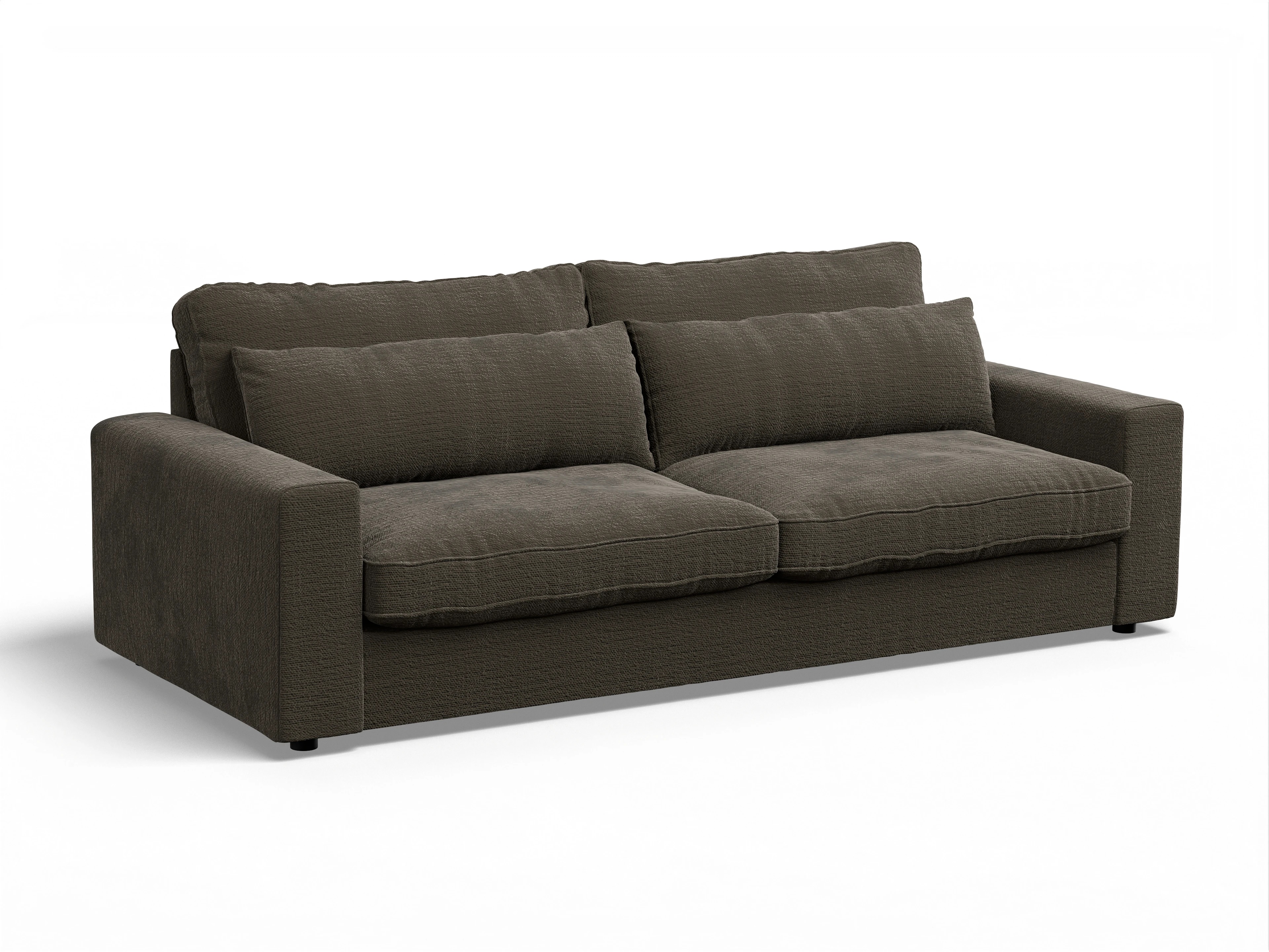 Lexia 3-Sitzer Sofa Ansicht des Produktes Lexia 3-Sitzer Sofa in Stoff Braun
